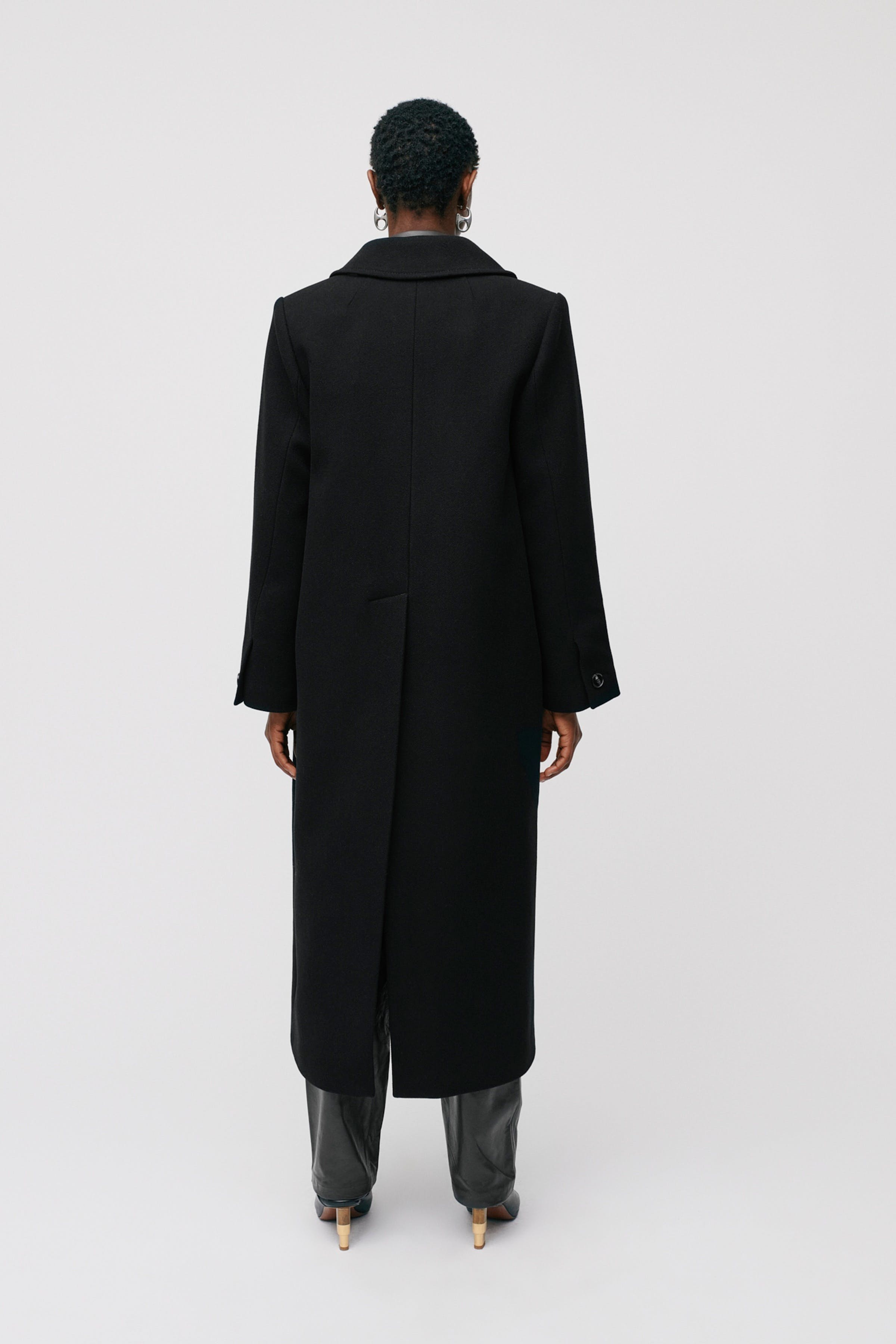 CLEMENCE Kåpe LOOKBOOK BACK 30600180-BK999