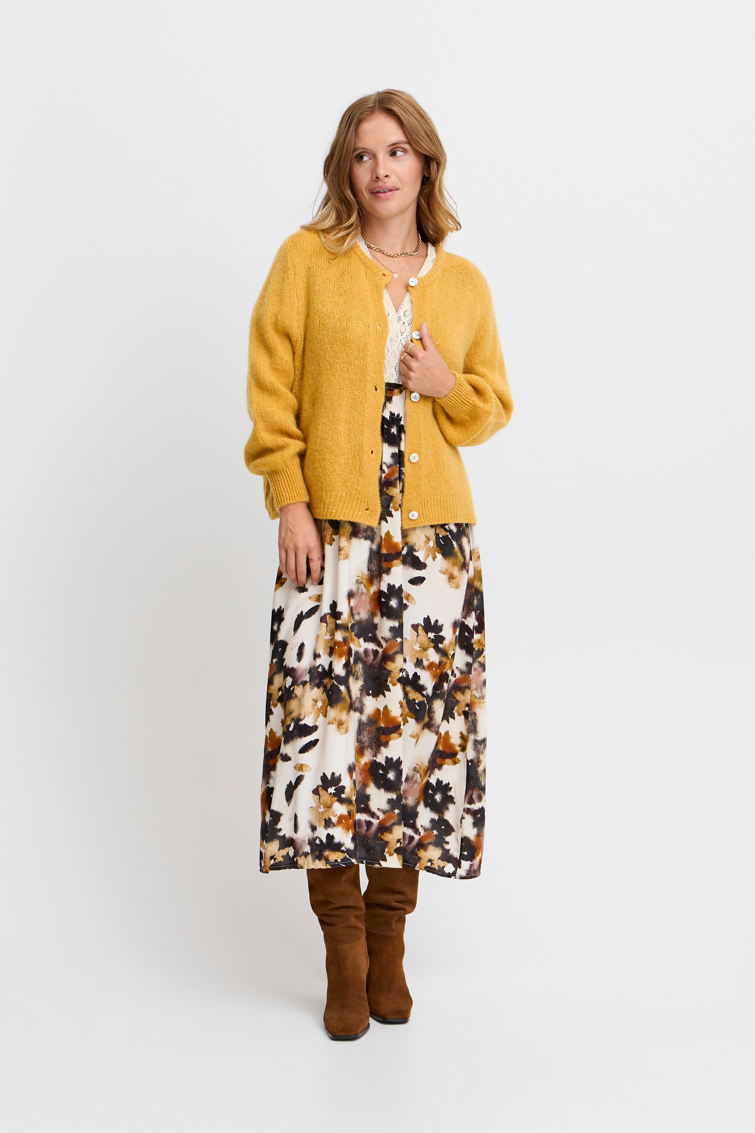 SBGULVIG Cardigan LOOKBOOK FRONT 22100655-160945