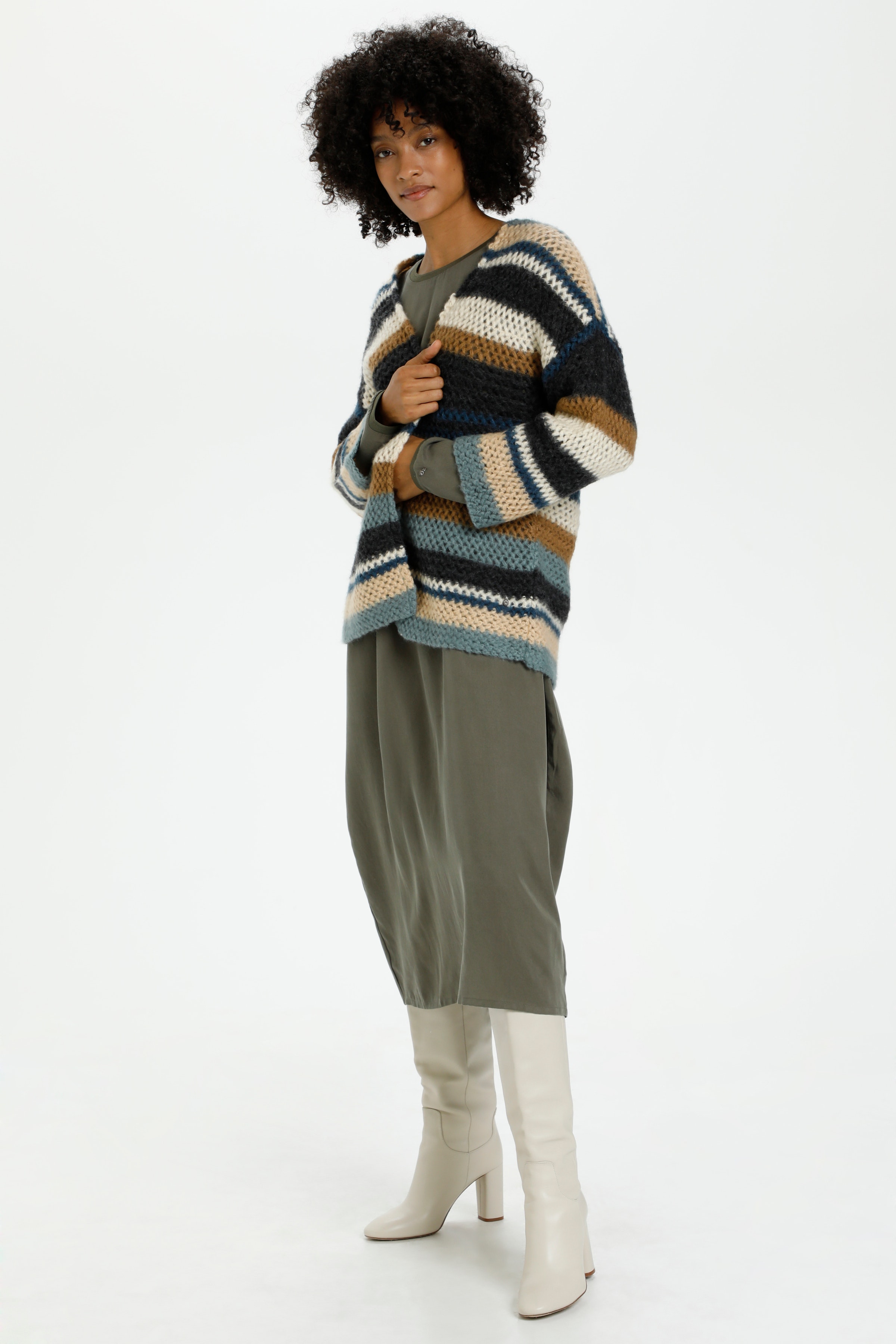 CRRobertine Strickjacke LOOKBOOK FRONT 10608636-101774