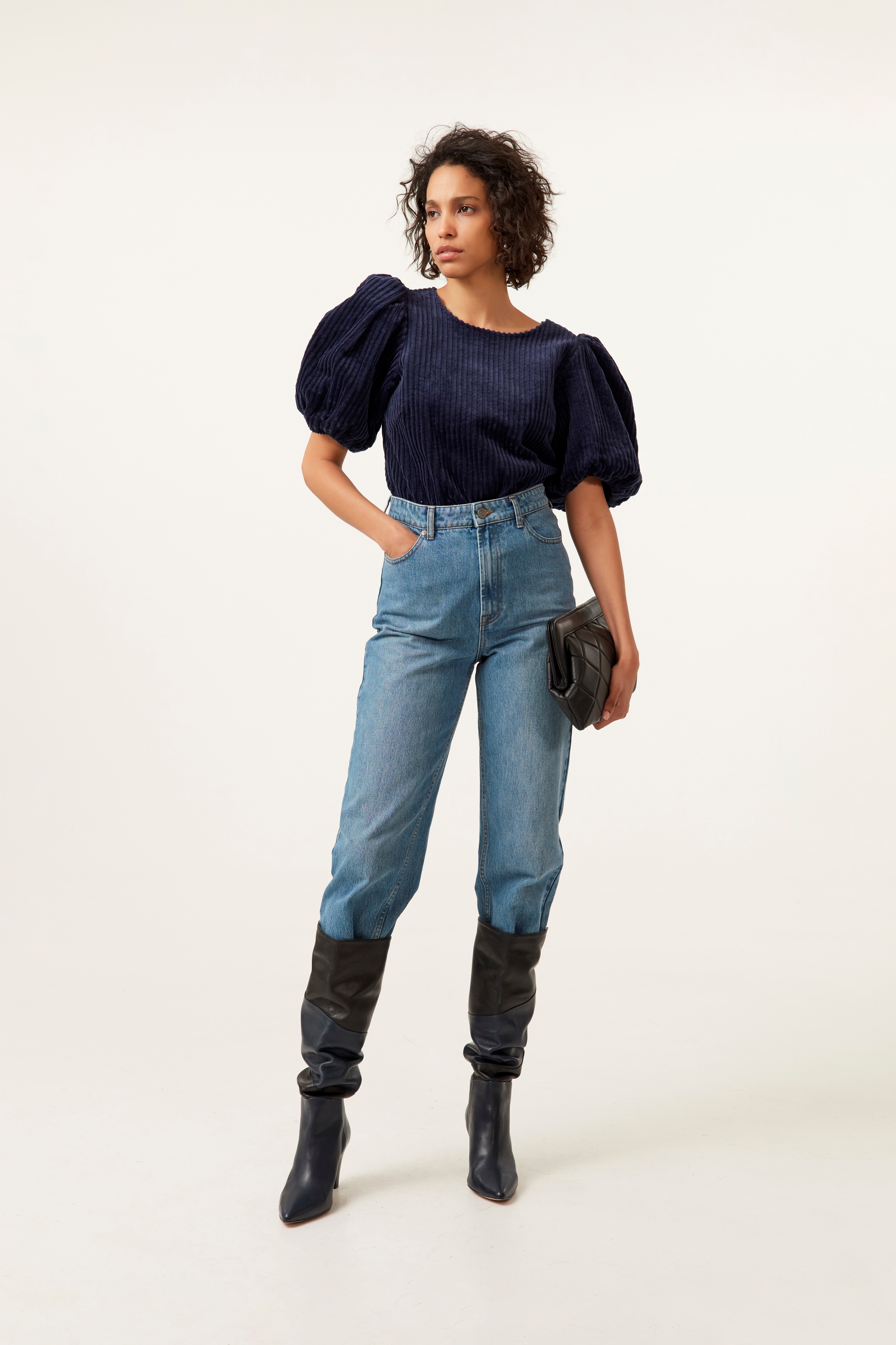 AdeenGZ Kortermet bluse LOOKBOOK FRONT 10904744-193920