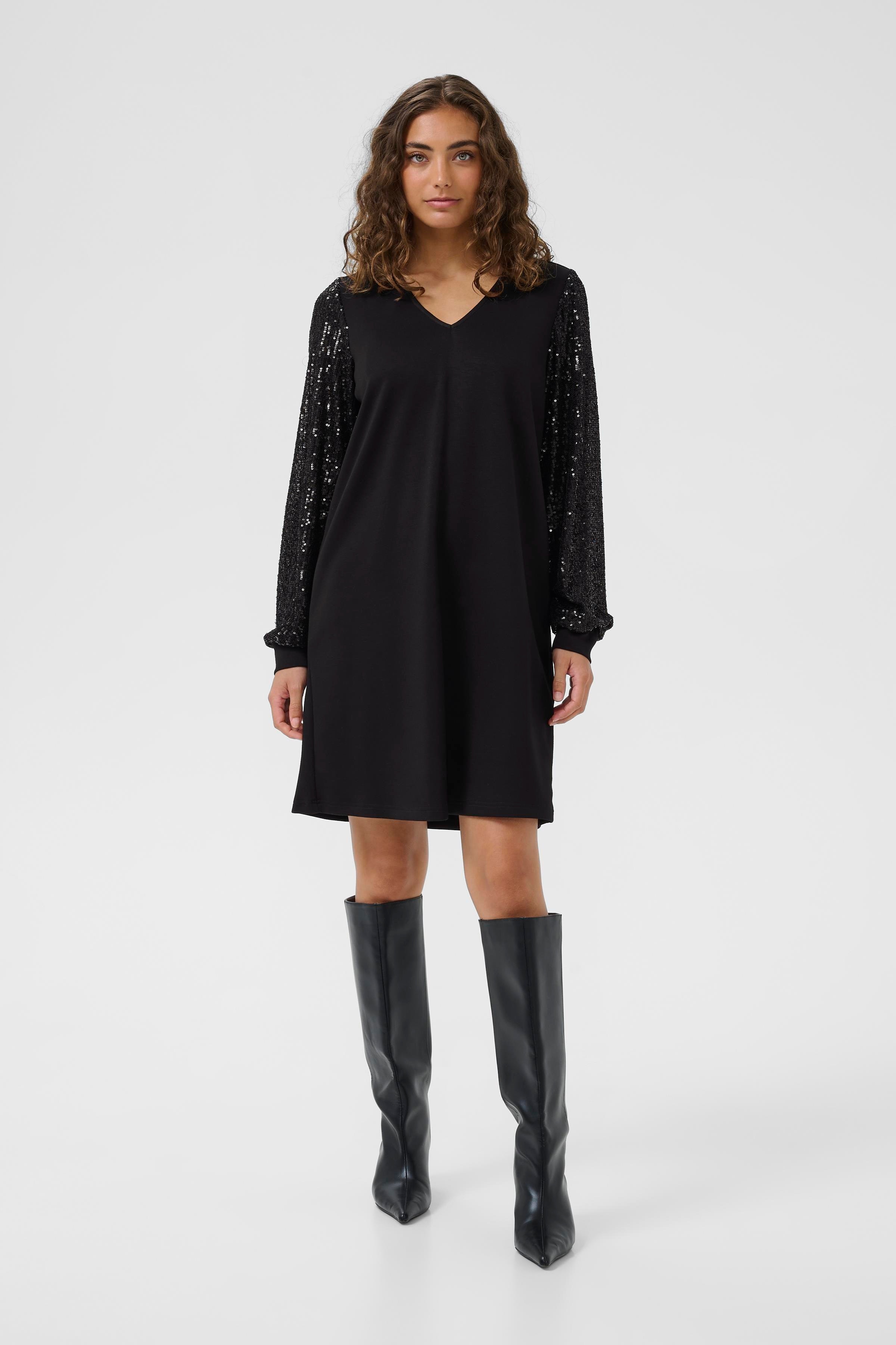 CUchabrina Paillettenkleid LOOKBOOK FRONT 50110208-500012
