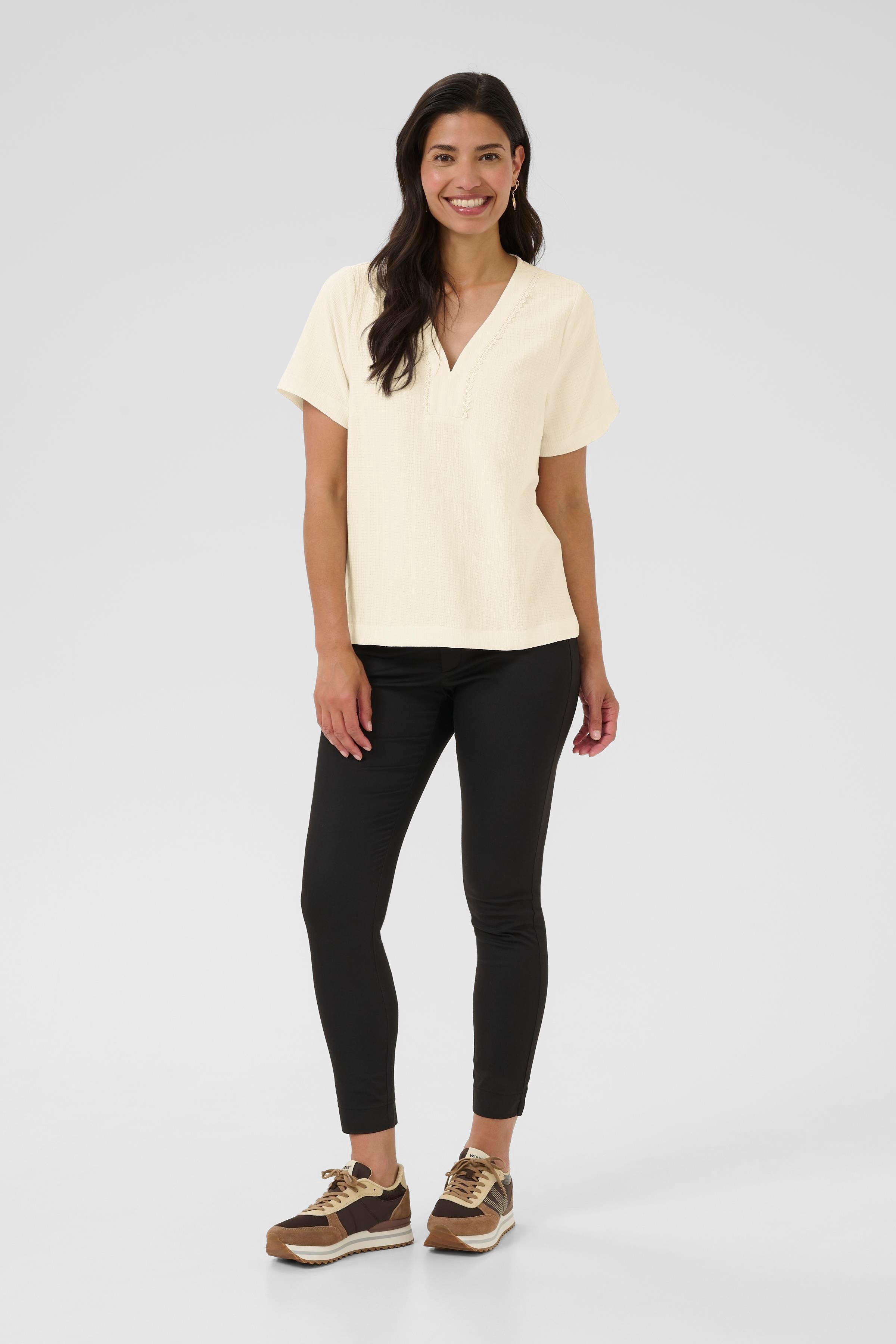 BPvitta Bluse LOOKBOOK FRONT 40200014-106482