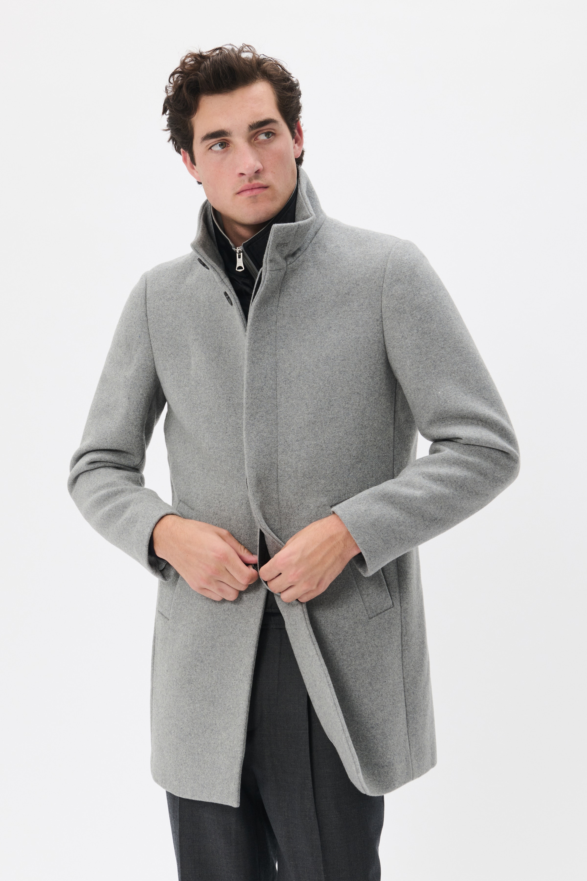 Harvey Wool Coat LOOKBOOK FRONT 30203845-300272