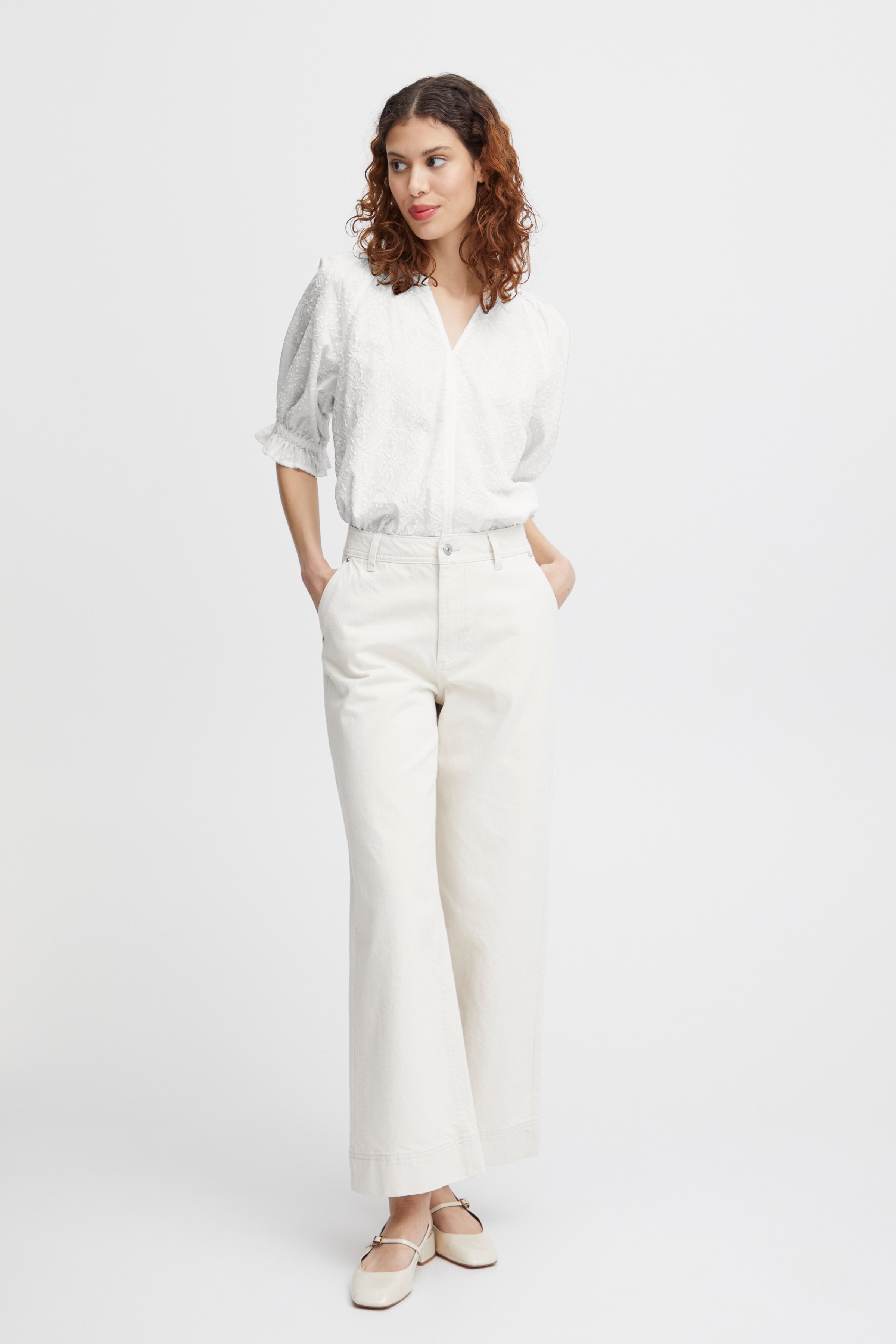 売れ筋商品|||ビーヤング シャツ レディース トップス BYFENJA - Blouse - marshmallow ビーヤング レディース シャツ トップス BYFENJA - Blouse
