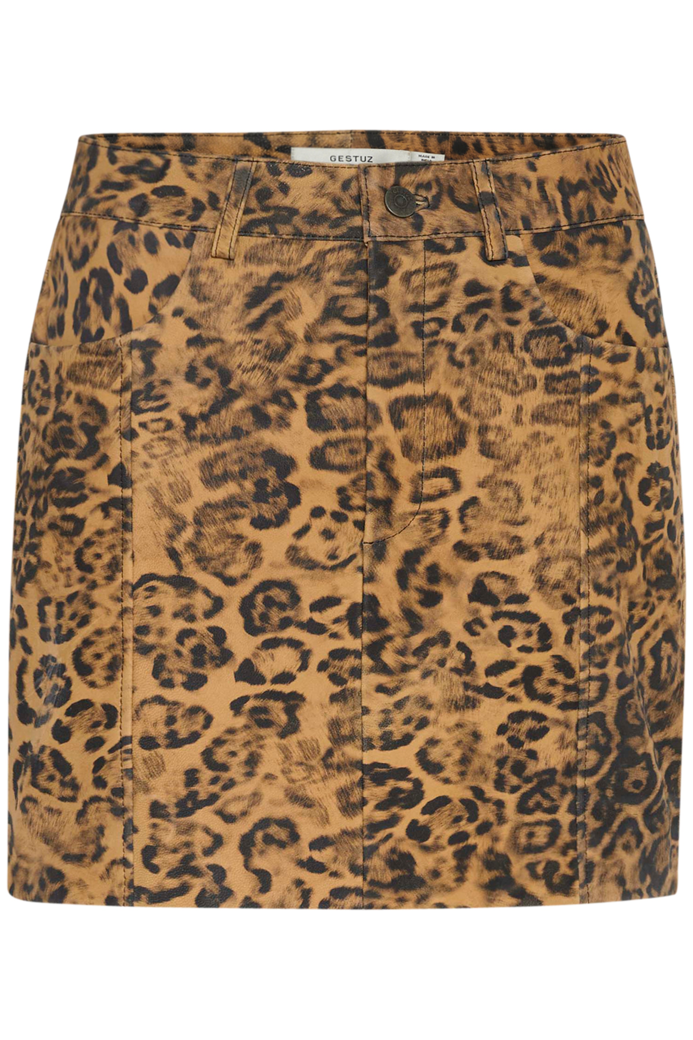 GZleane Leather skirt PACK FRONT 10910458-107257