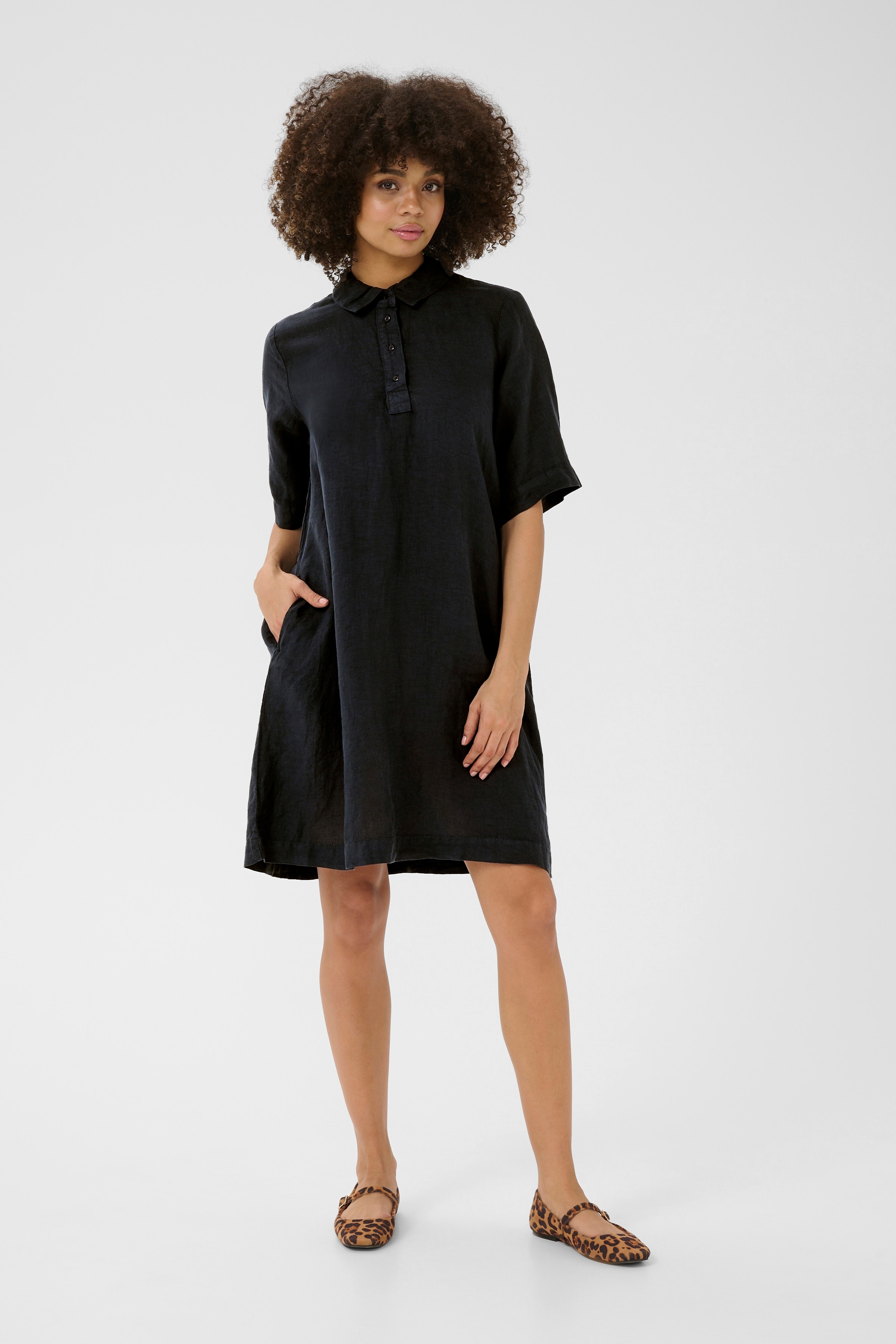 CUnyssa 100% Hørkjole LOOKBOOK FRONT 50111696-194011