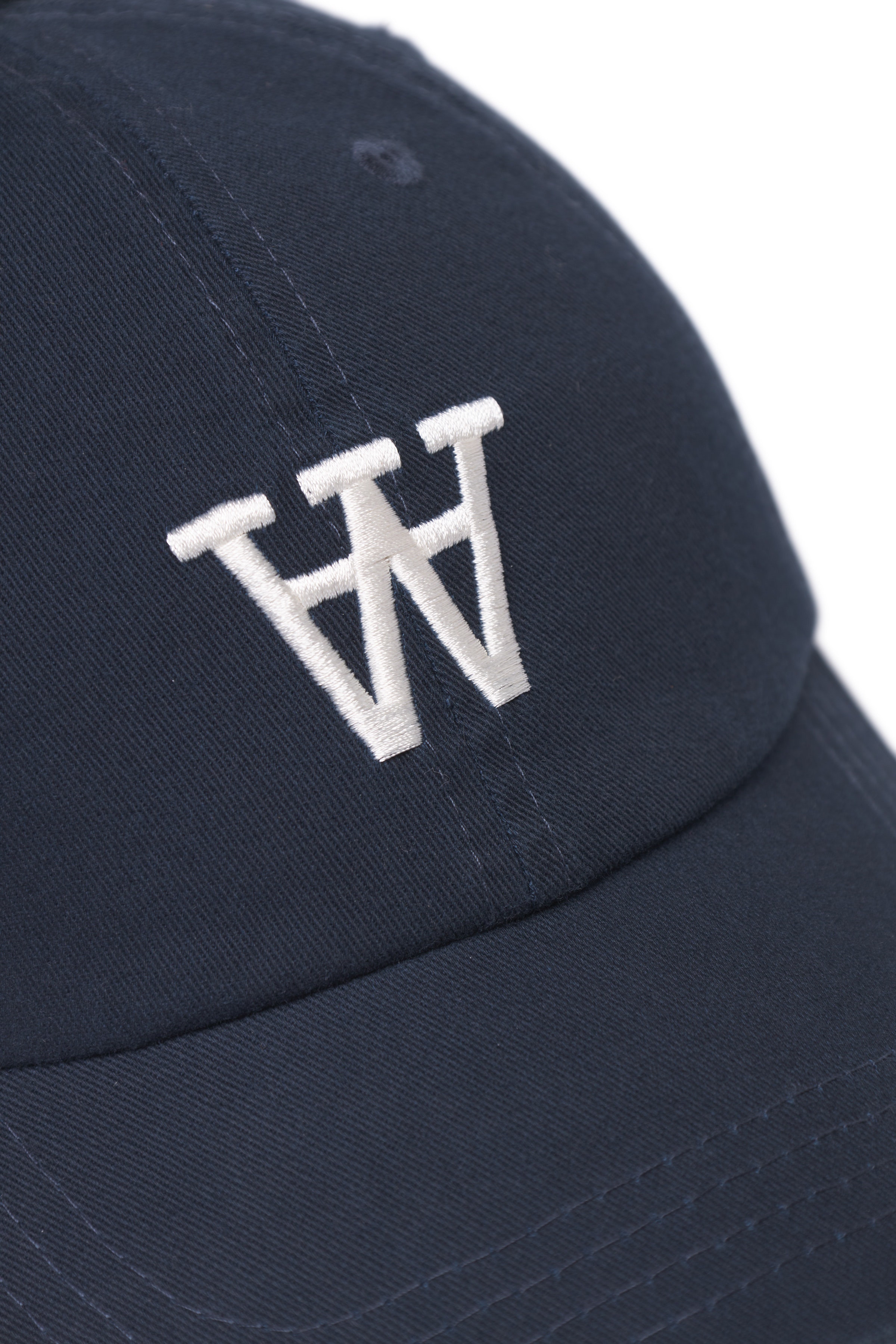 WWEli Cap in navy cotton | WoodWood