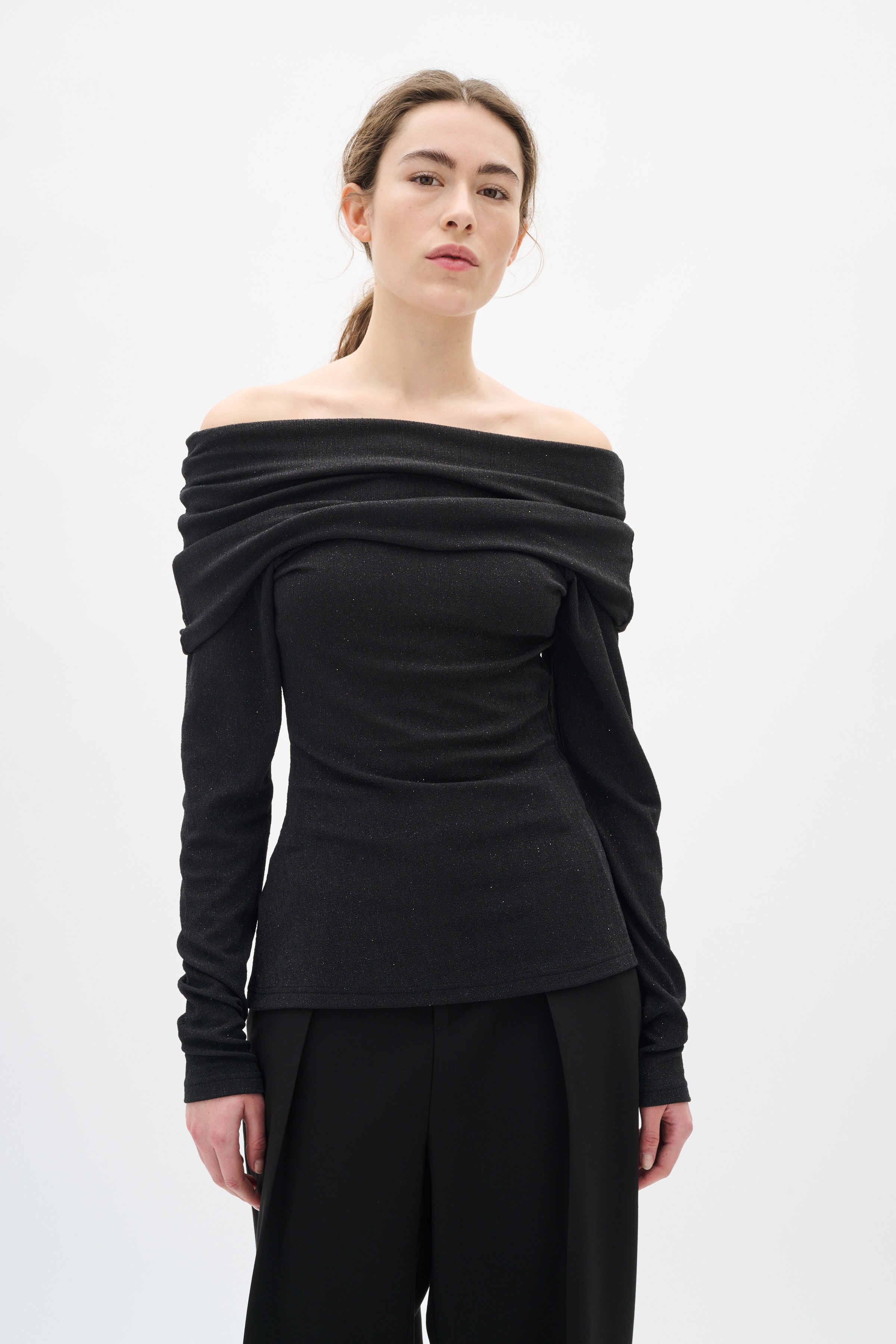 KRITHIW Glitter blouse LOOKBOOK FRONT 30112124-194008