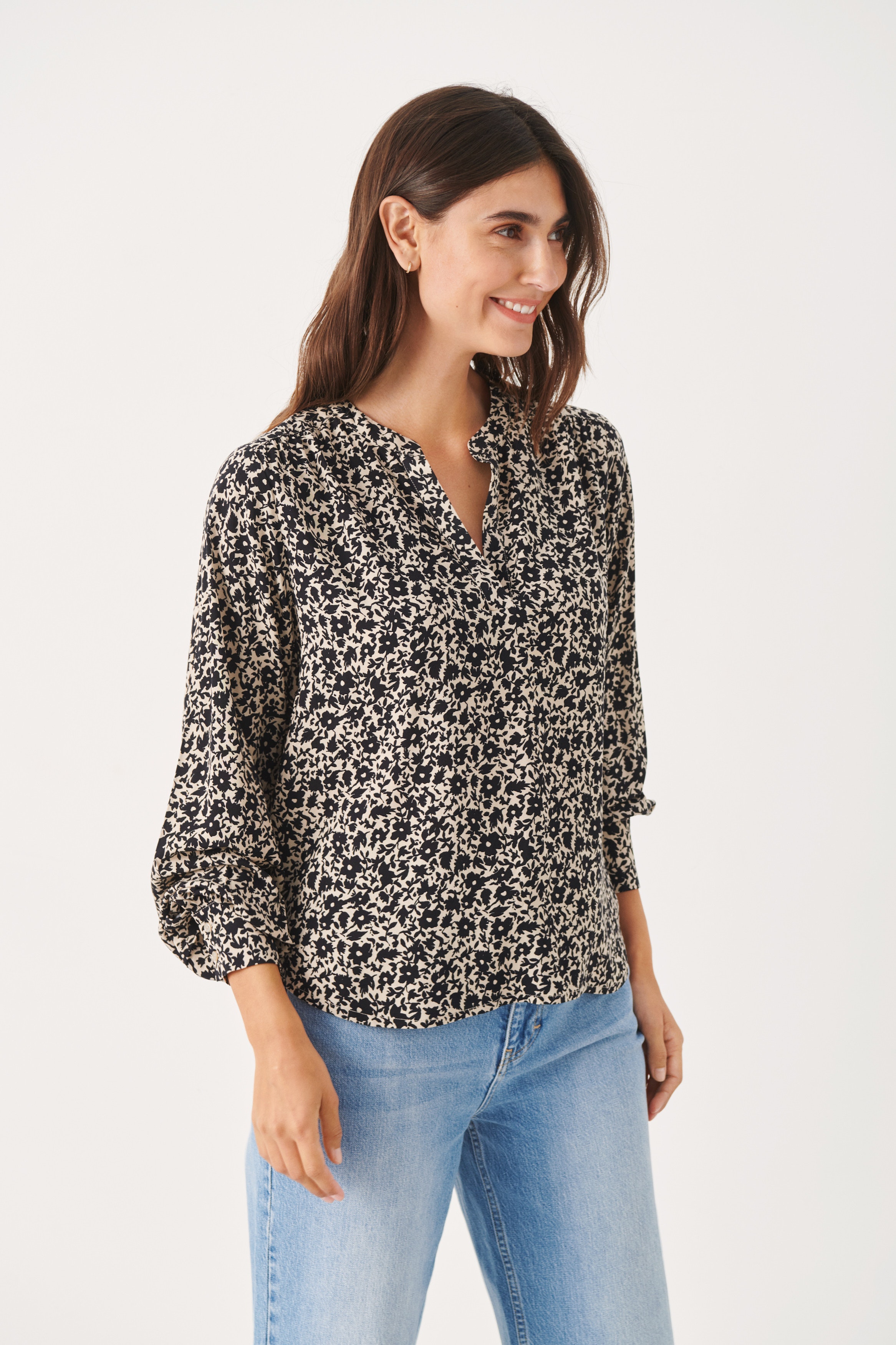 GajaPW Långärmad blus LOOKBOOK BACK 30306937-301099