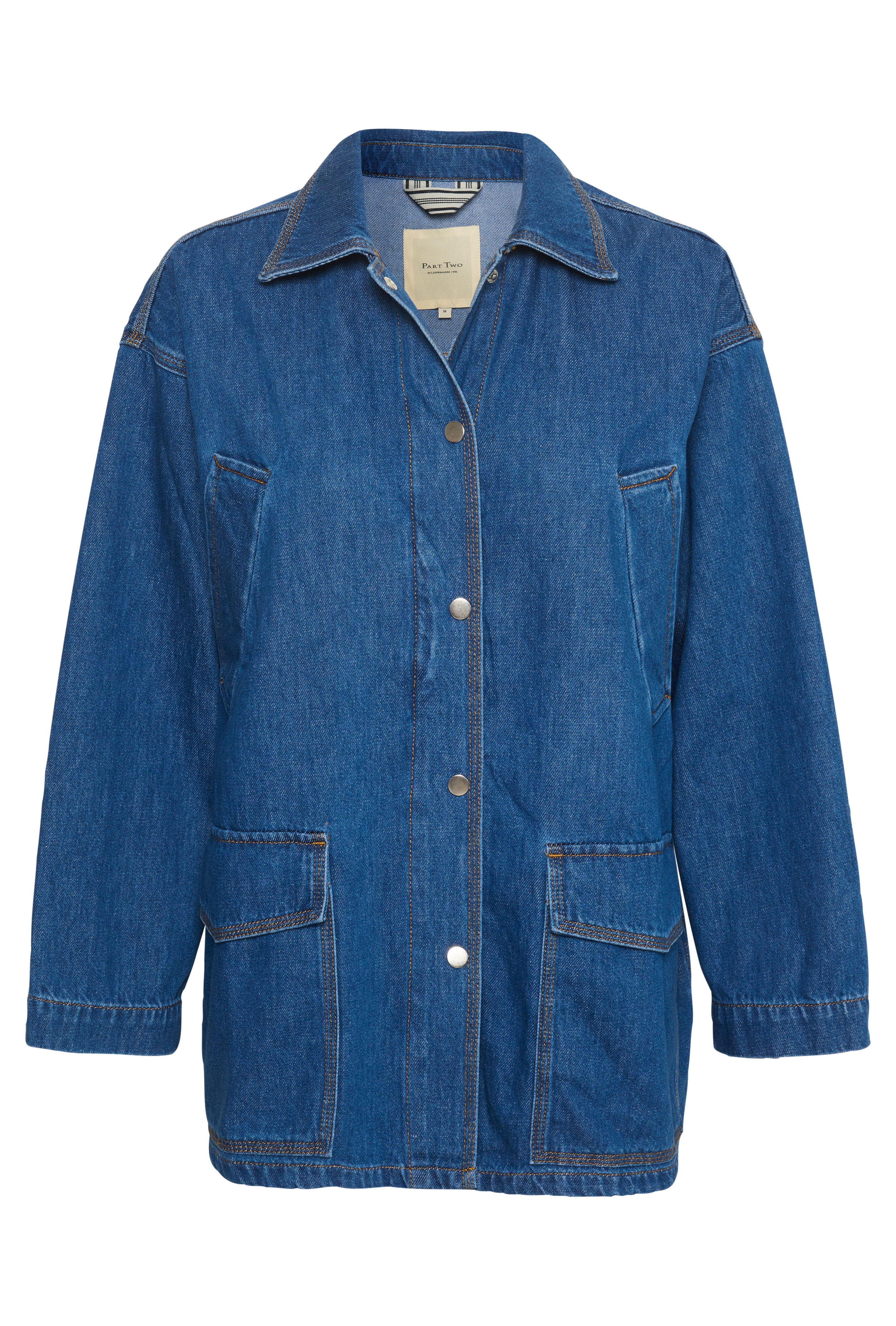 ElmiraPW Oversize denim jacket PACK FRONT 30308245-300145