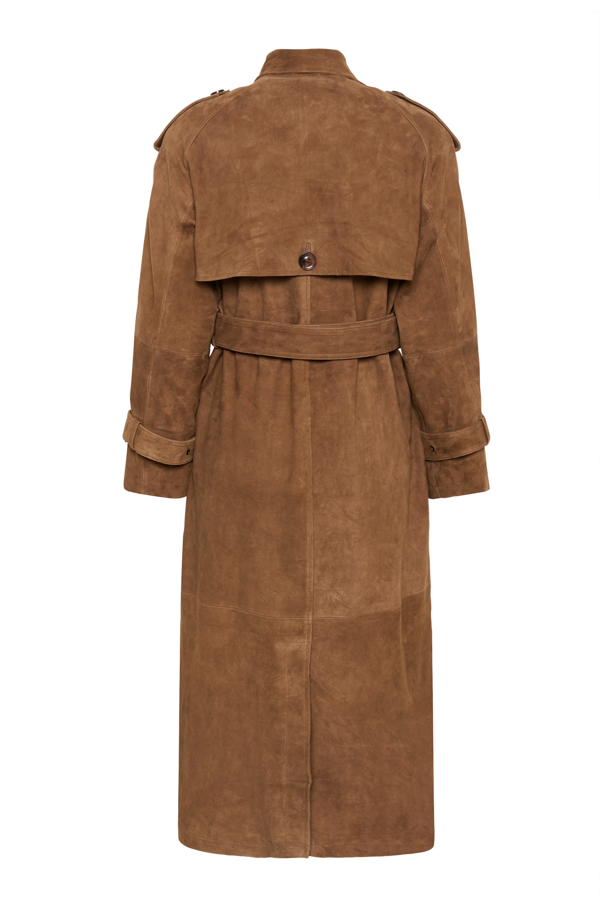 TaraMW Wildleder-Trenchcoat PACK BACK 10704830-108673
