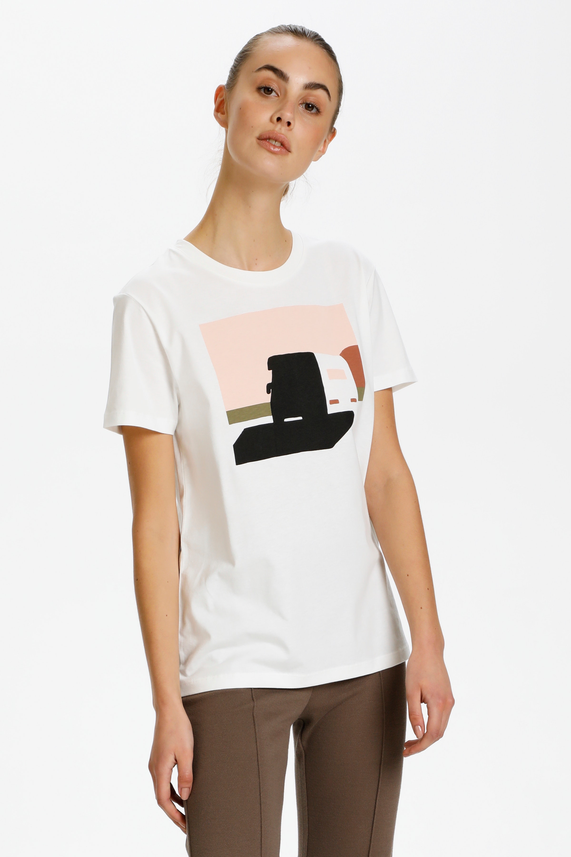 SLJoleen T-shirt SS LOOKBOOK FRONT 30405564-111001