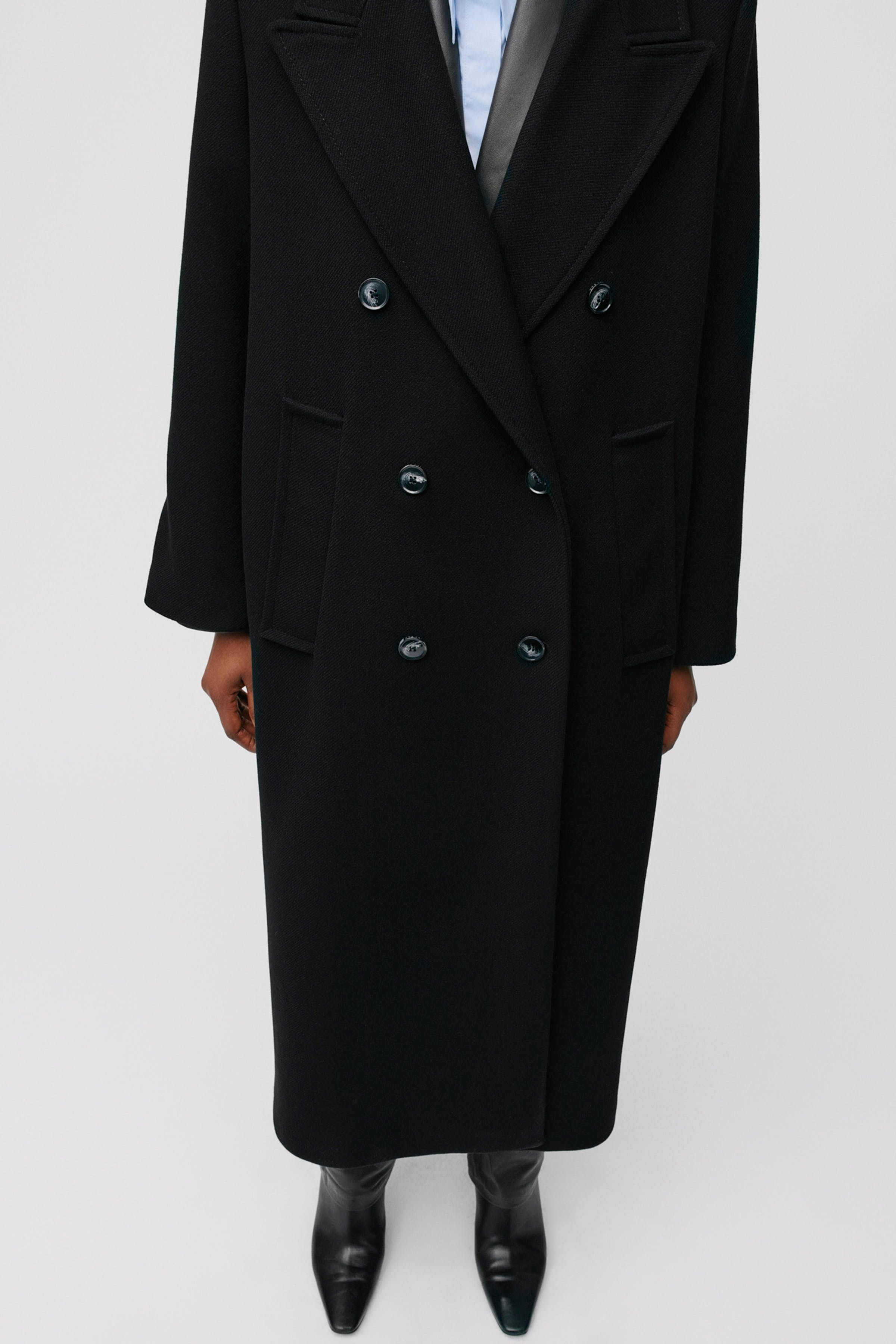 CLEMENCE Kåpe LOOKBOOK FRONT 30600180-BK999