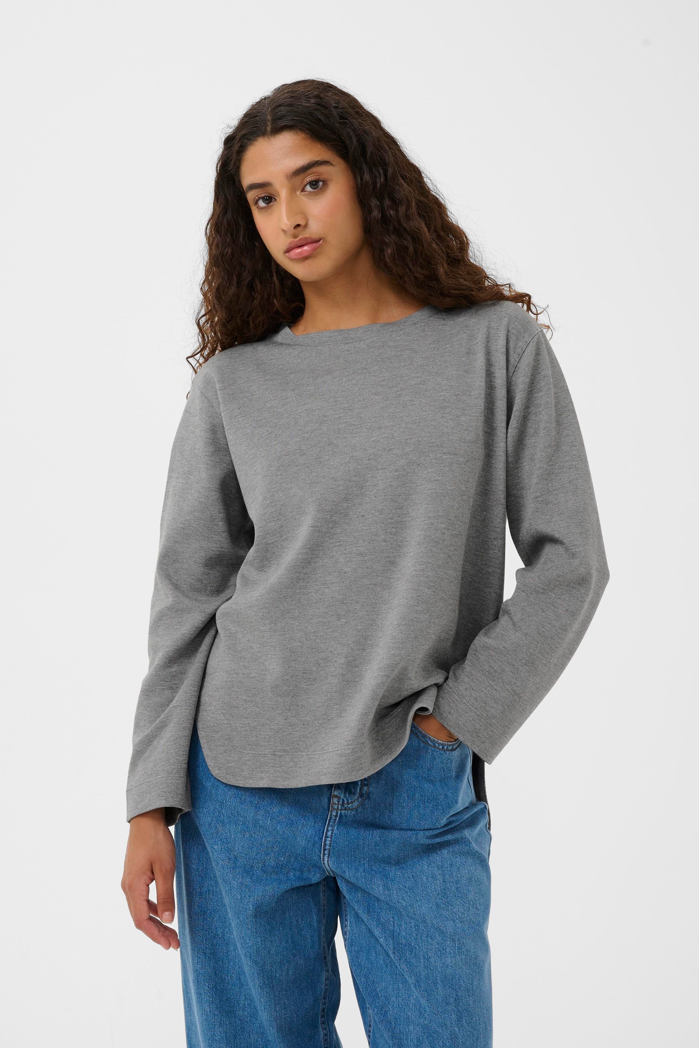 GincentIW Melange Sweatshirt LOOKBOOK FRONT 30109922-301744