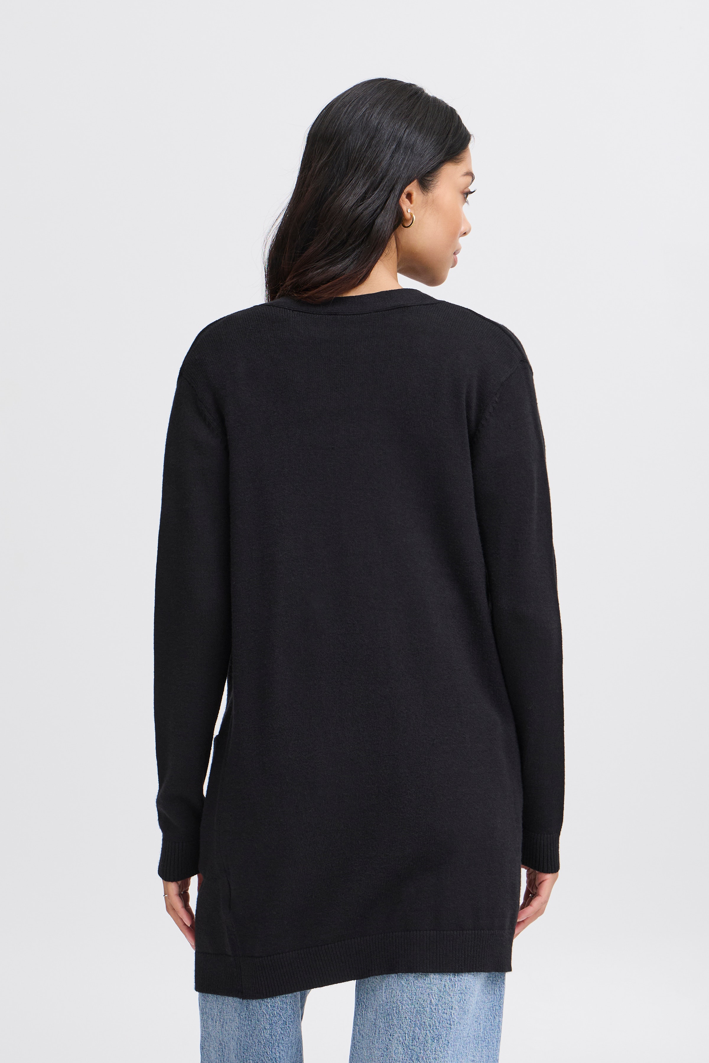 BYNONINA Cardigan in black colour | b.young