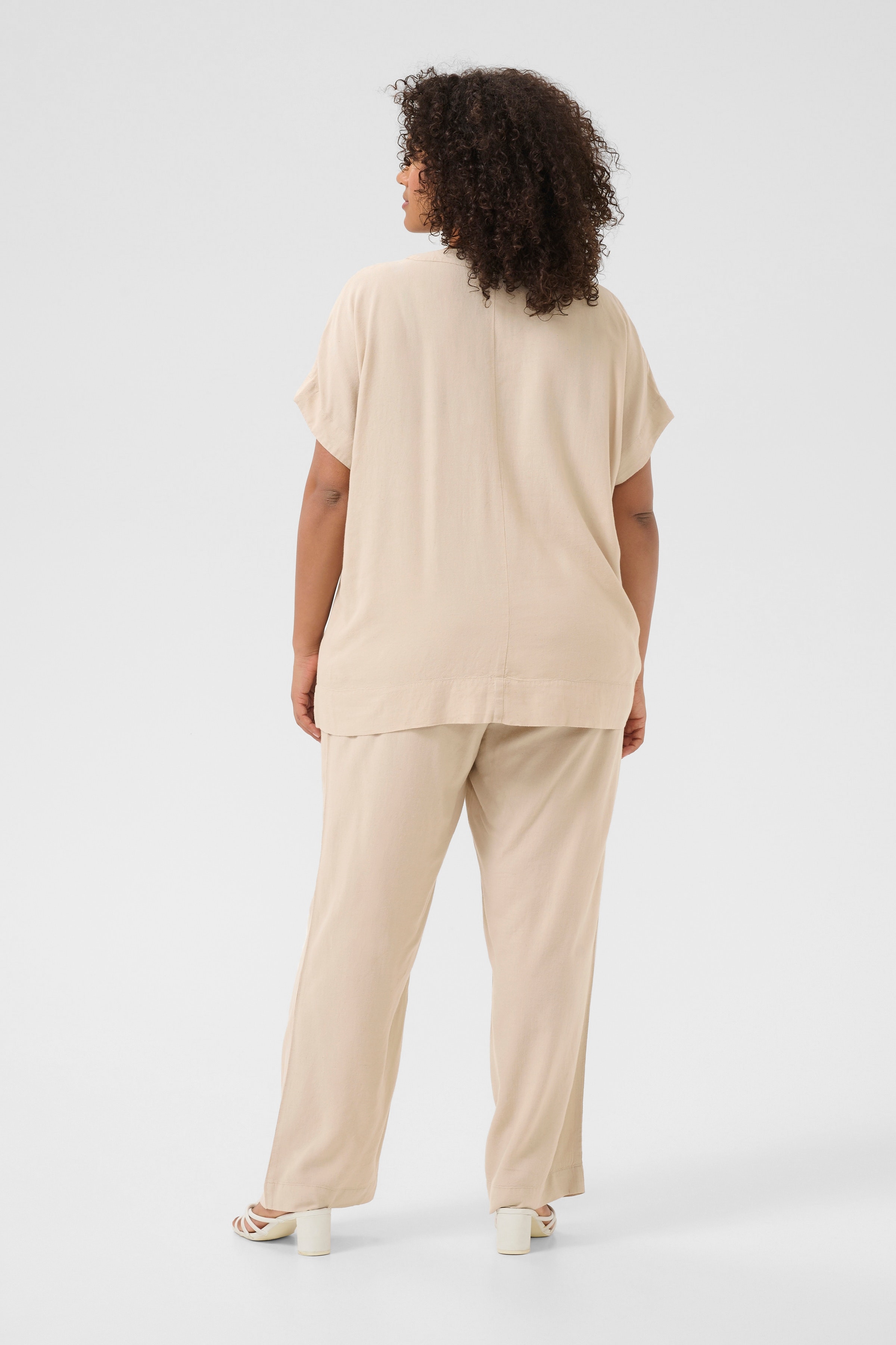 KCmille Leinen Bluse LOOKBOOK BACK 10583097-151305
