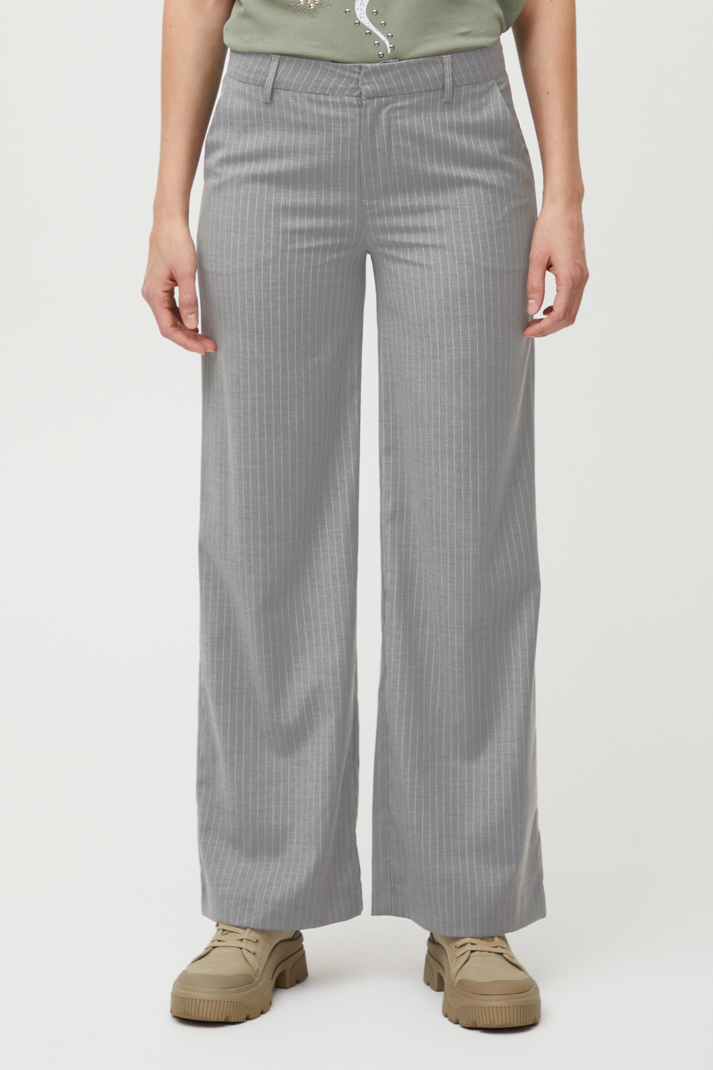 PZMARIELLA High Waist Wide Leg Byxor LOOKBOOK FRONT 50207882-202762