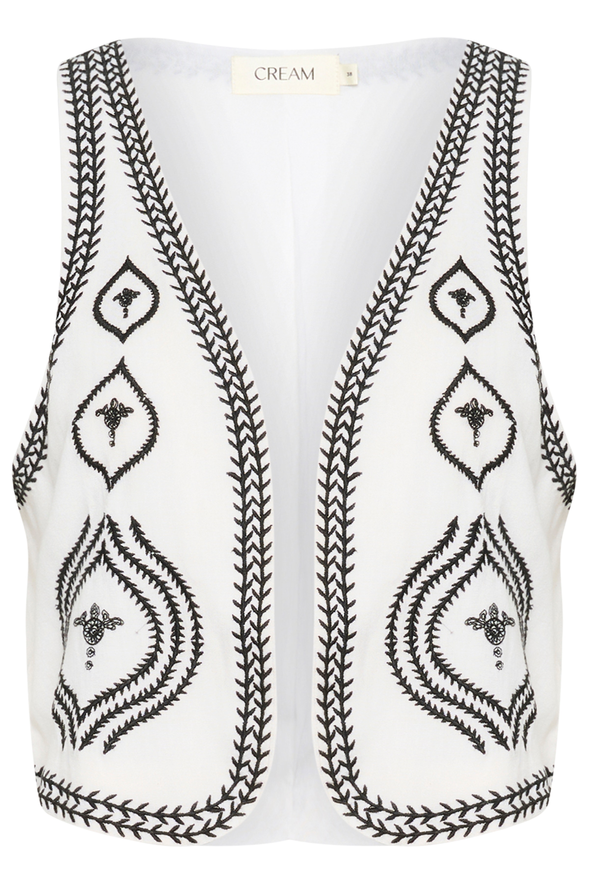 CRManju Linen vest PACK FRONT 10614078-108036