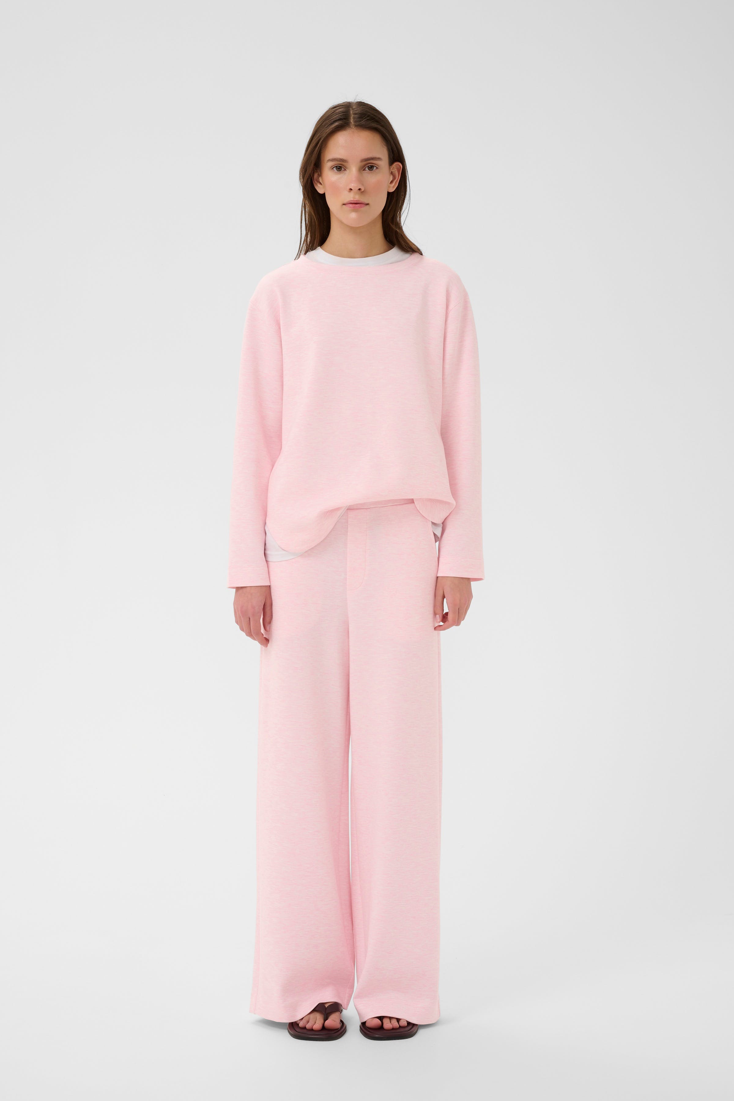 GincetteIW Melange Trousers LOOKBOOK FRONT 30110741-1419111