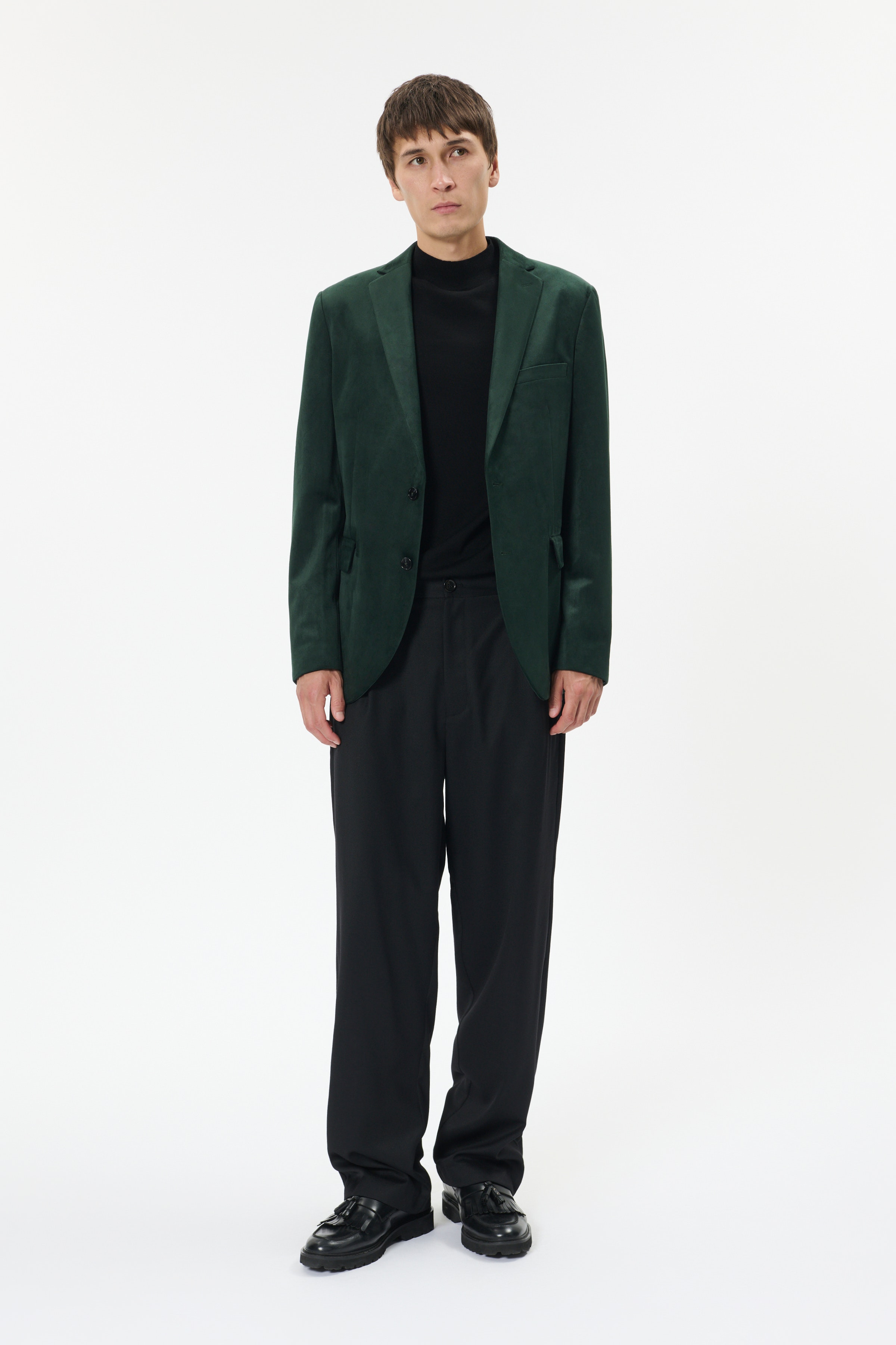 MAgeorge Velour Blazer LOOKBOOK FRONT 30205027-195350