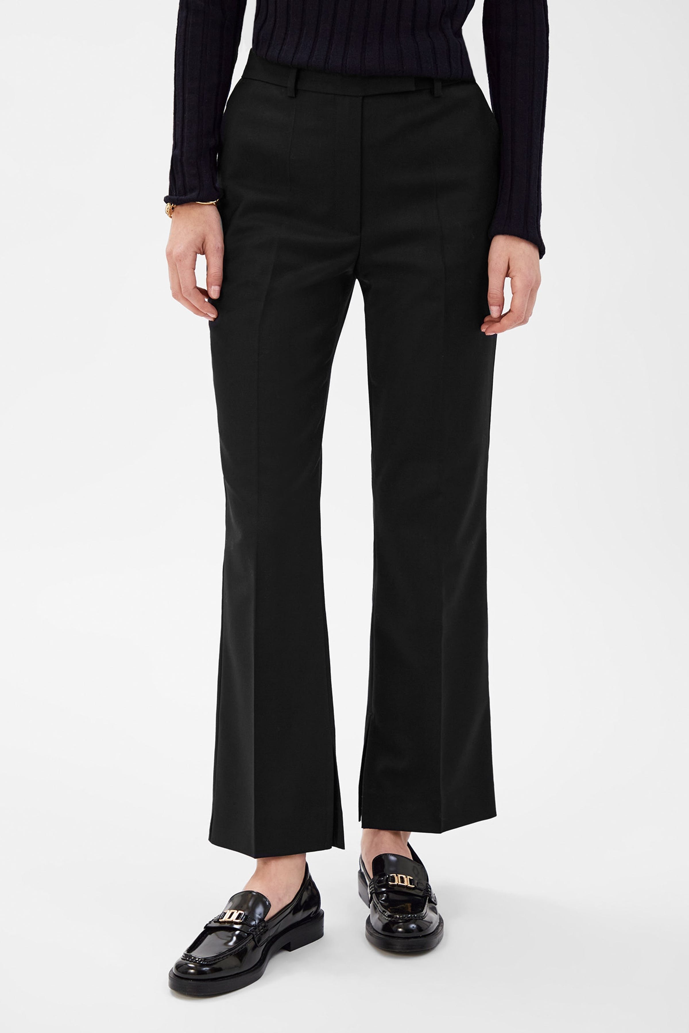 POLINA Trousers LOOKBOOK FRONT 30600385-BK999