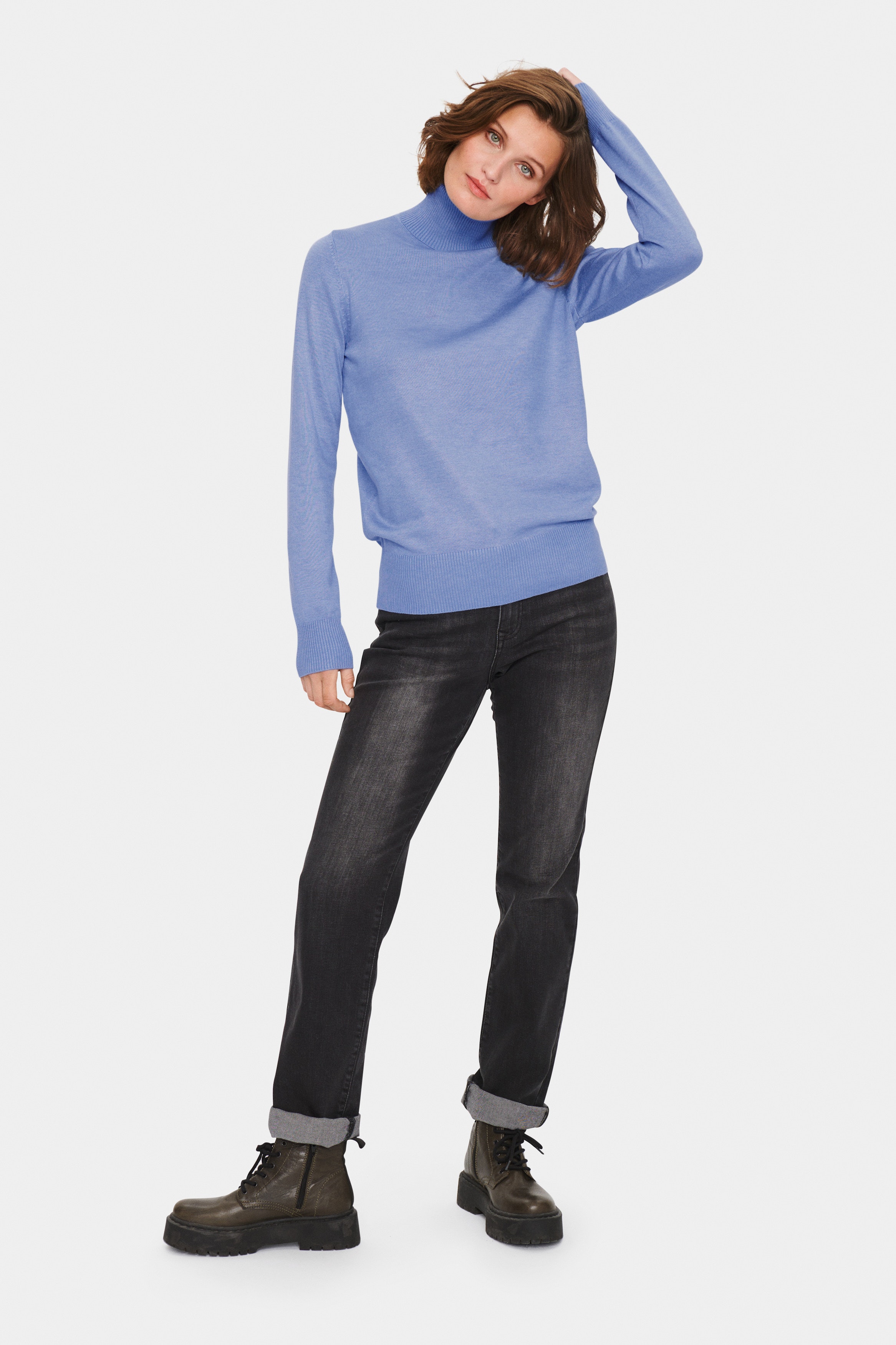 MilaSZ Rollneck Pullover LOOKBOOK FRONT 30500018-173923