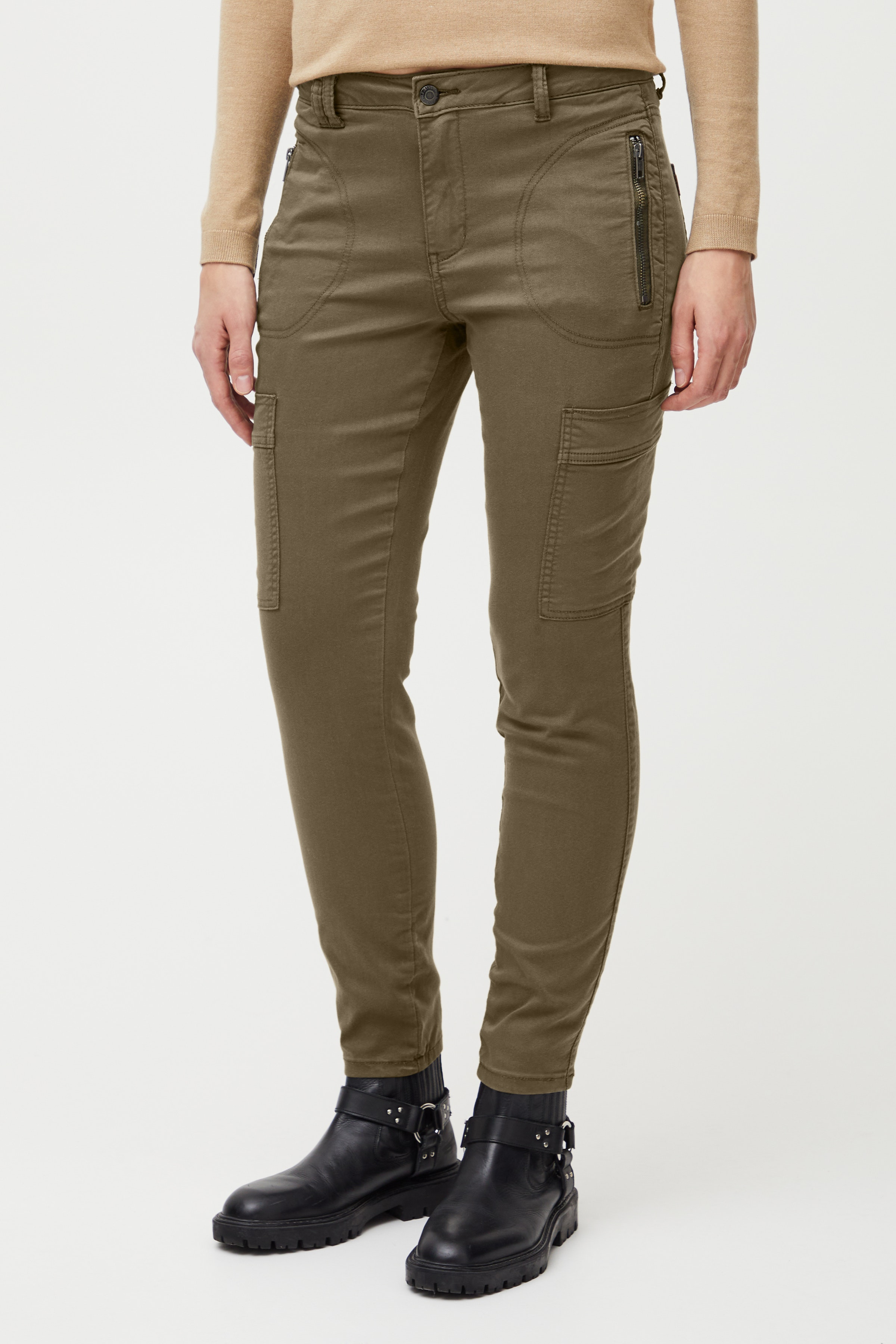 PZROSITA High Waist Skinny Leg Byxor LOOKBOOK FRONT 50207840-190510