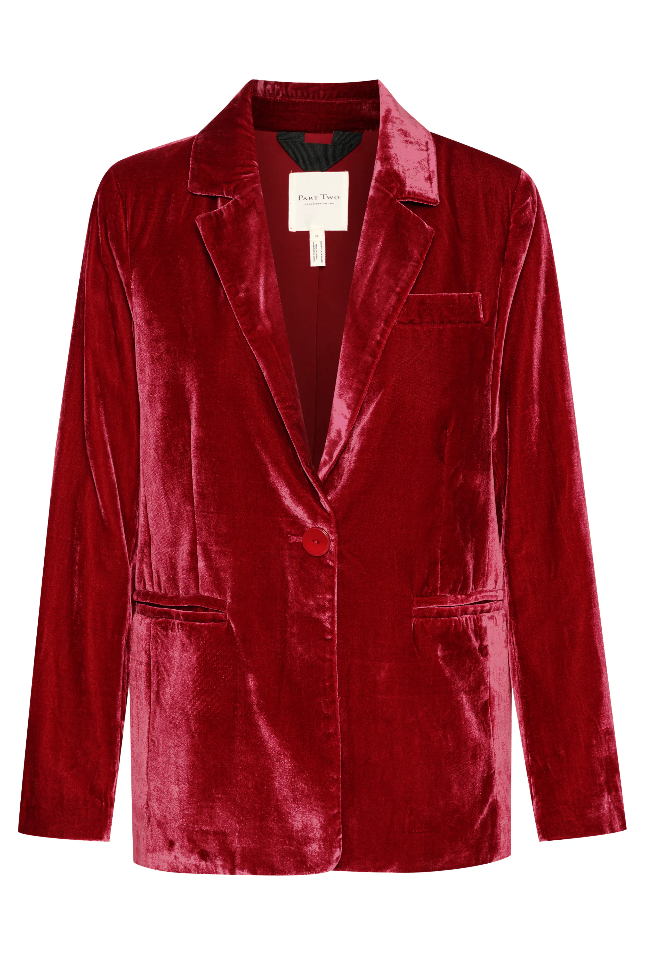 LorettaPW Velour Blazer PACK FRONT 30308865-191653