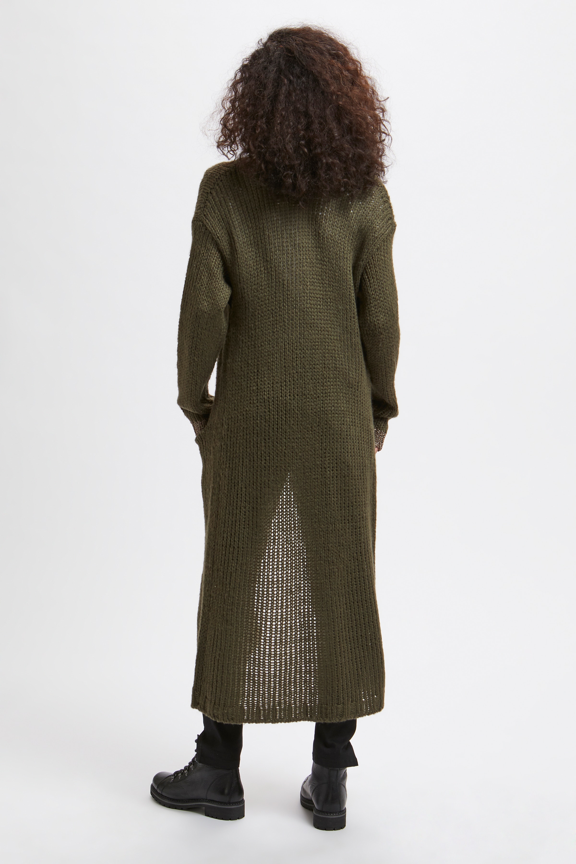 KAmerla Long Stickad cardigan LOOKBOOK BACK 10551818-101754