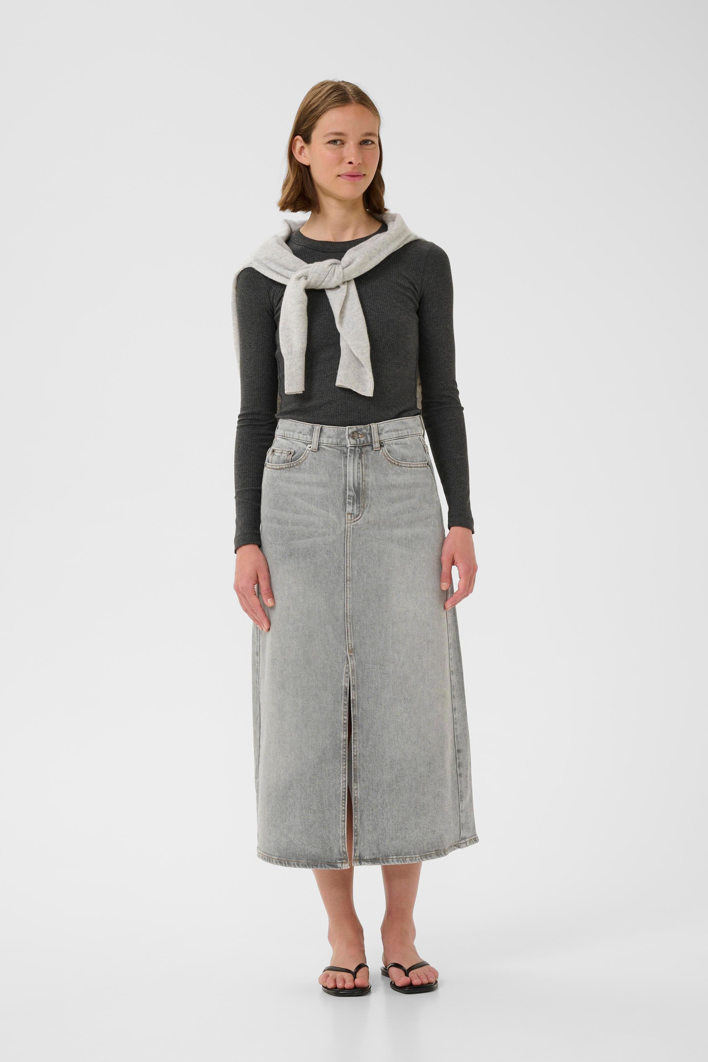 NanasIW Denim Skirt LOOKBOOK FRONT 30111078-304093