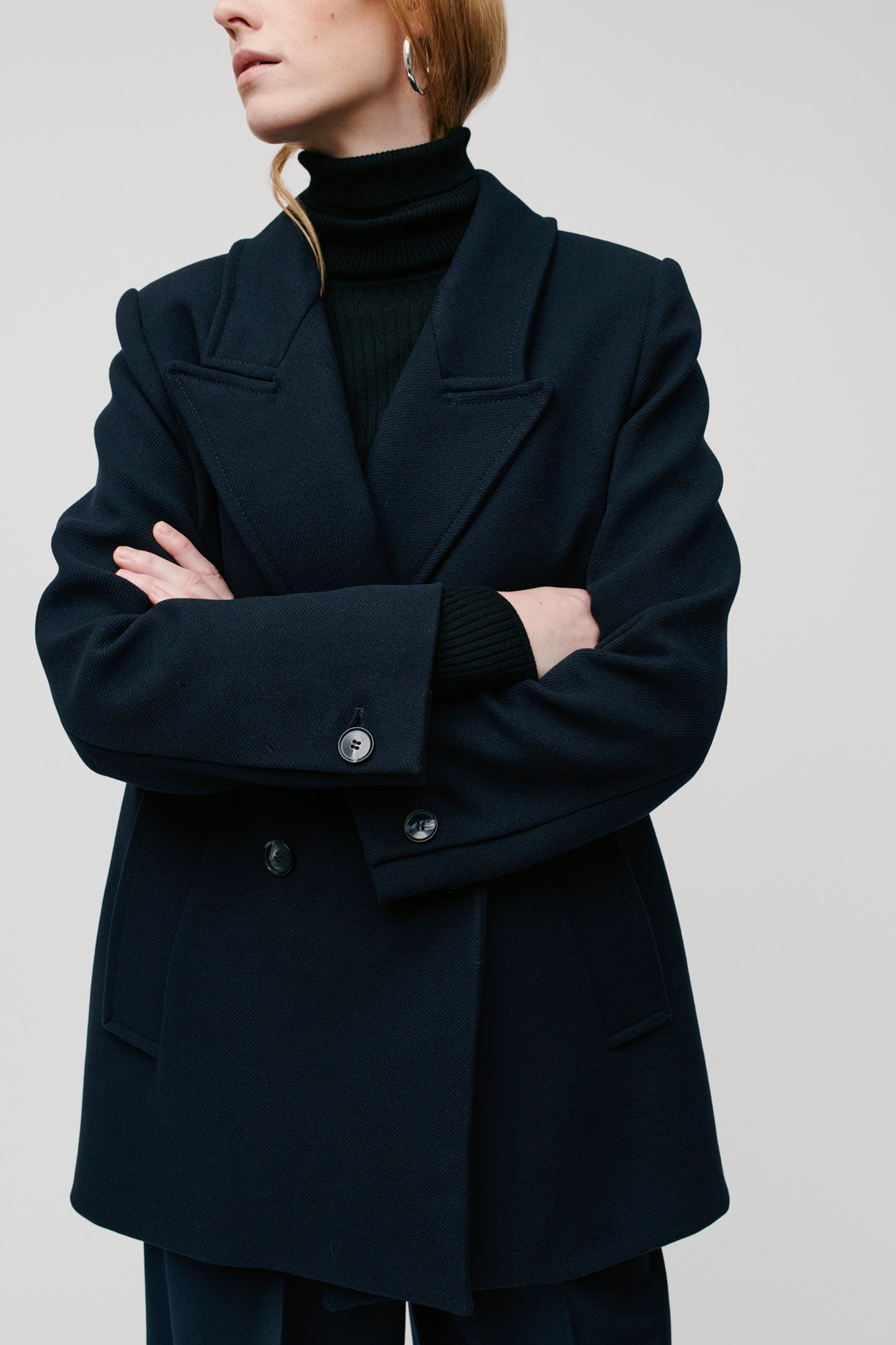 JENNA Kåpe LOOKBOOK FRONT 30600418-BL900