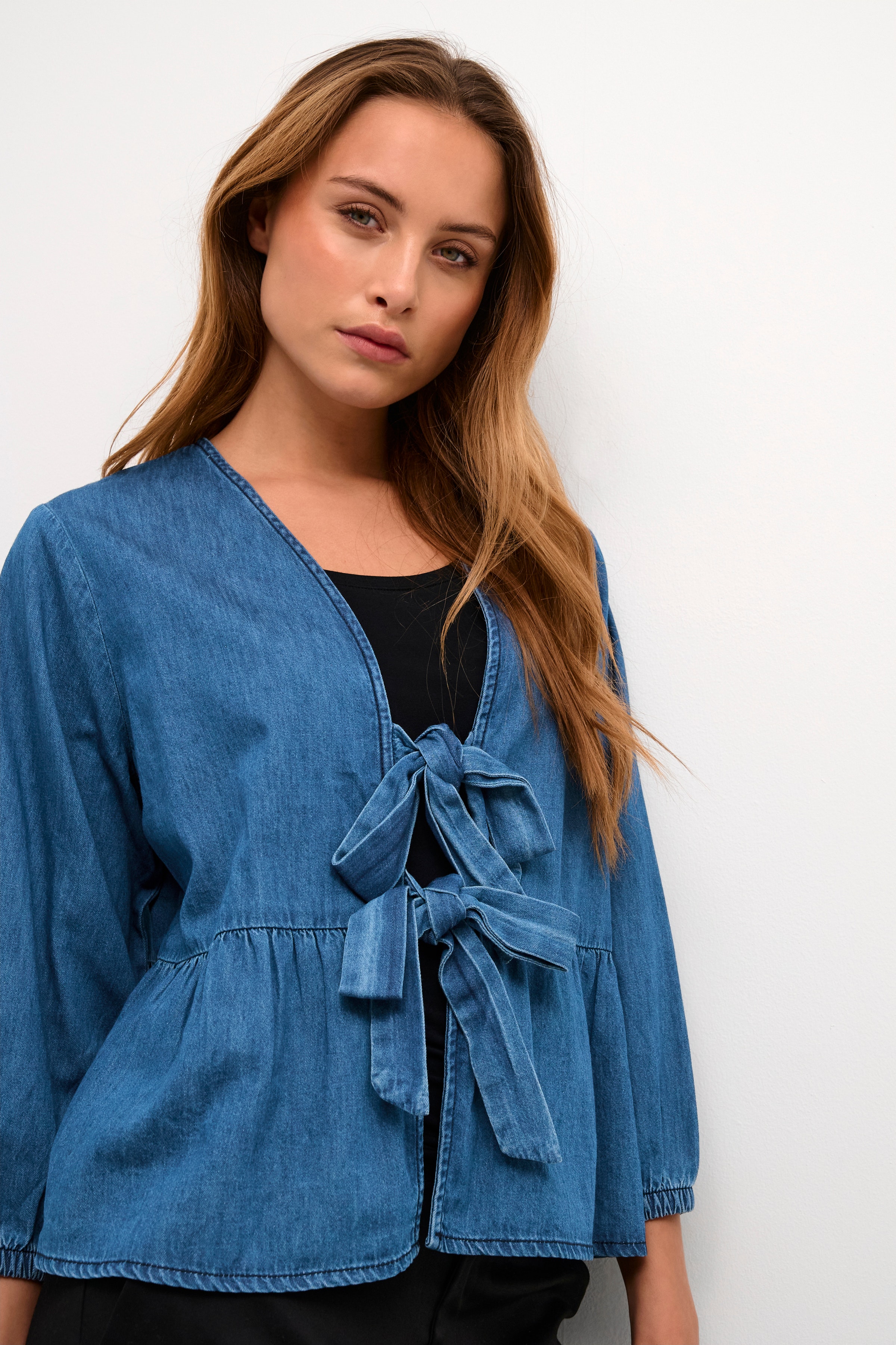 CUspenca Denim Blouse LOOKBOOK DETAIL 50110869-500029