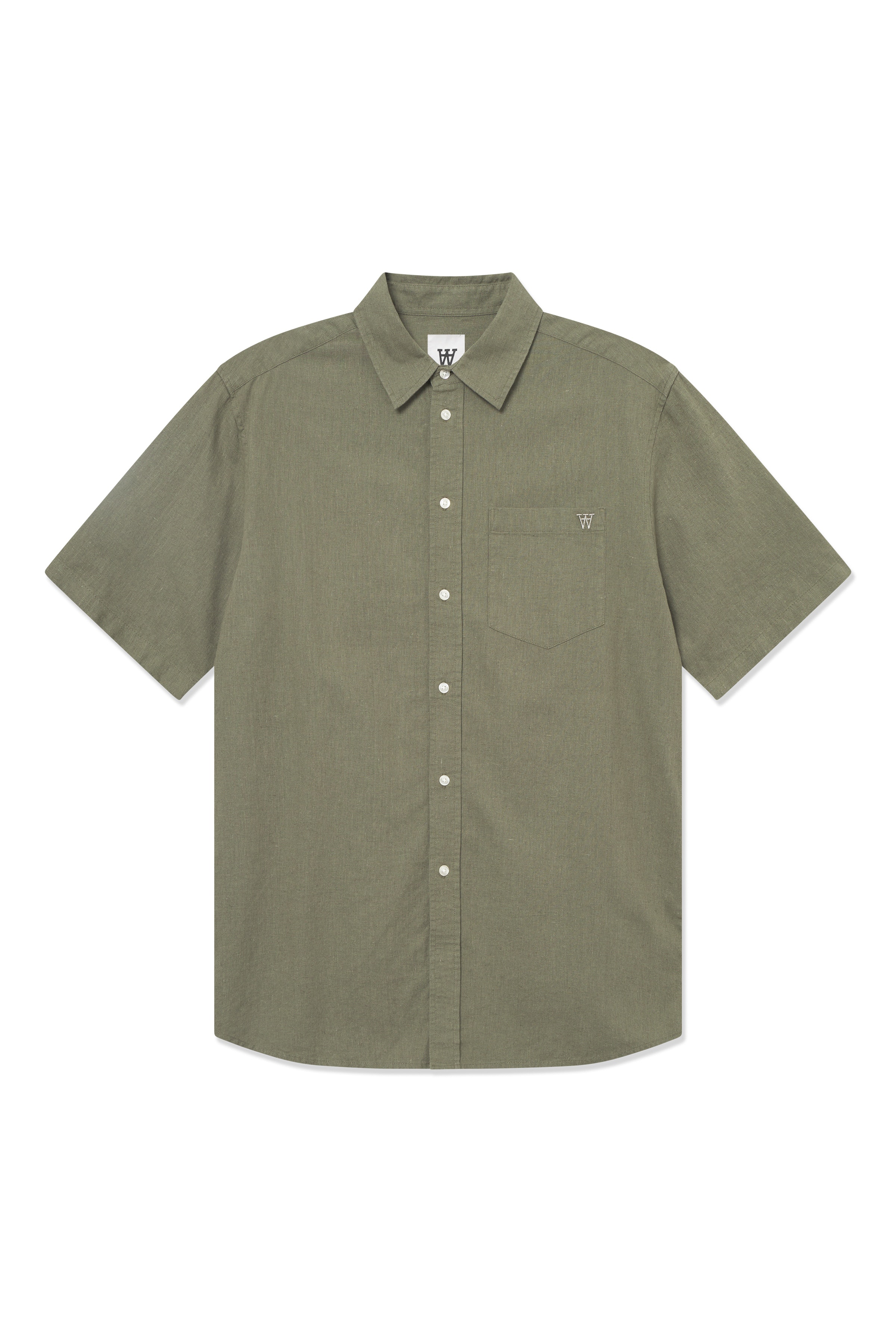 WWaaron Linen Shirt PACK FRONT 30251408-180515