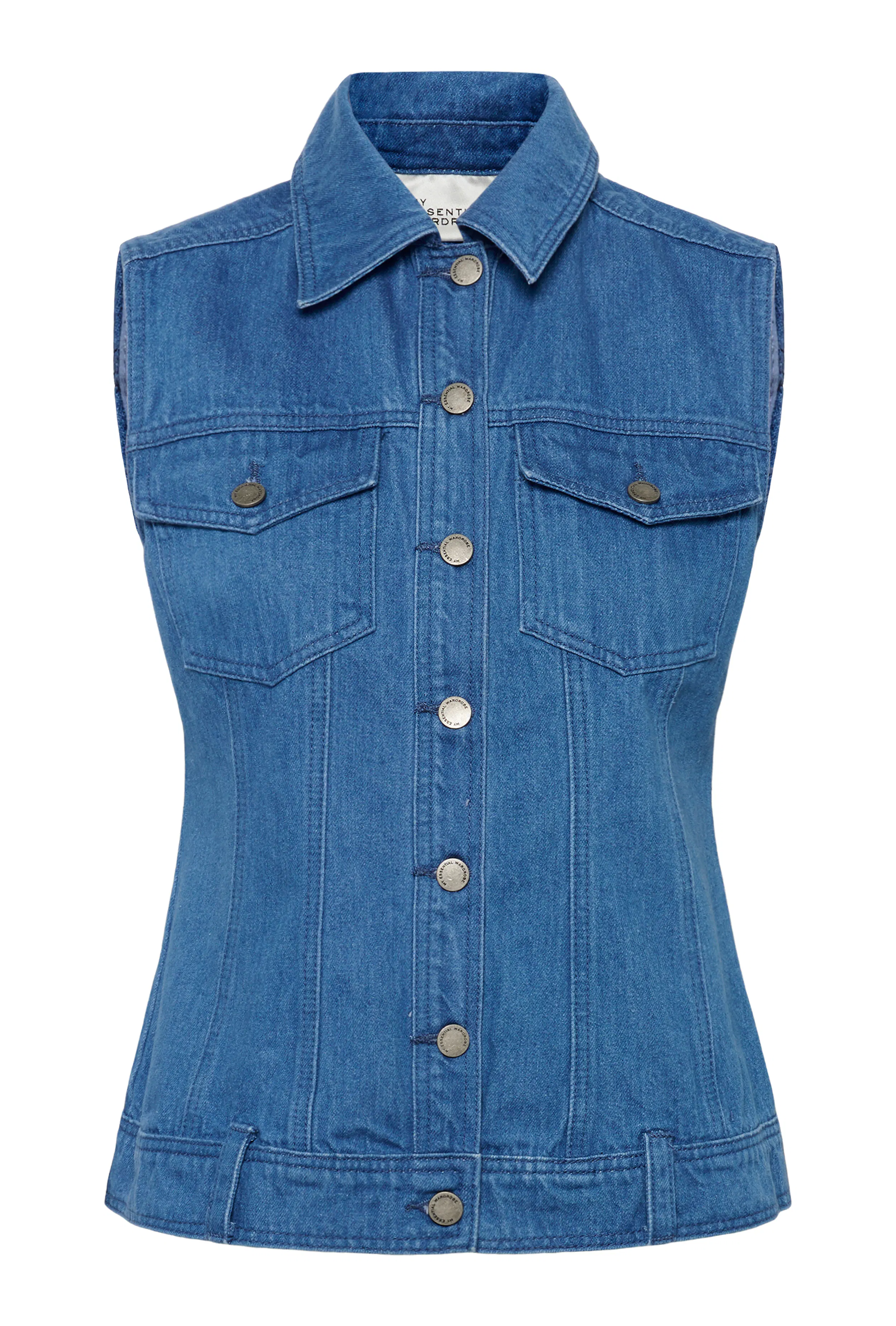 MWSaka Denimvest PACK FRONT 10705442-109358