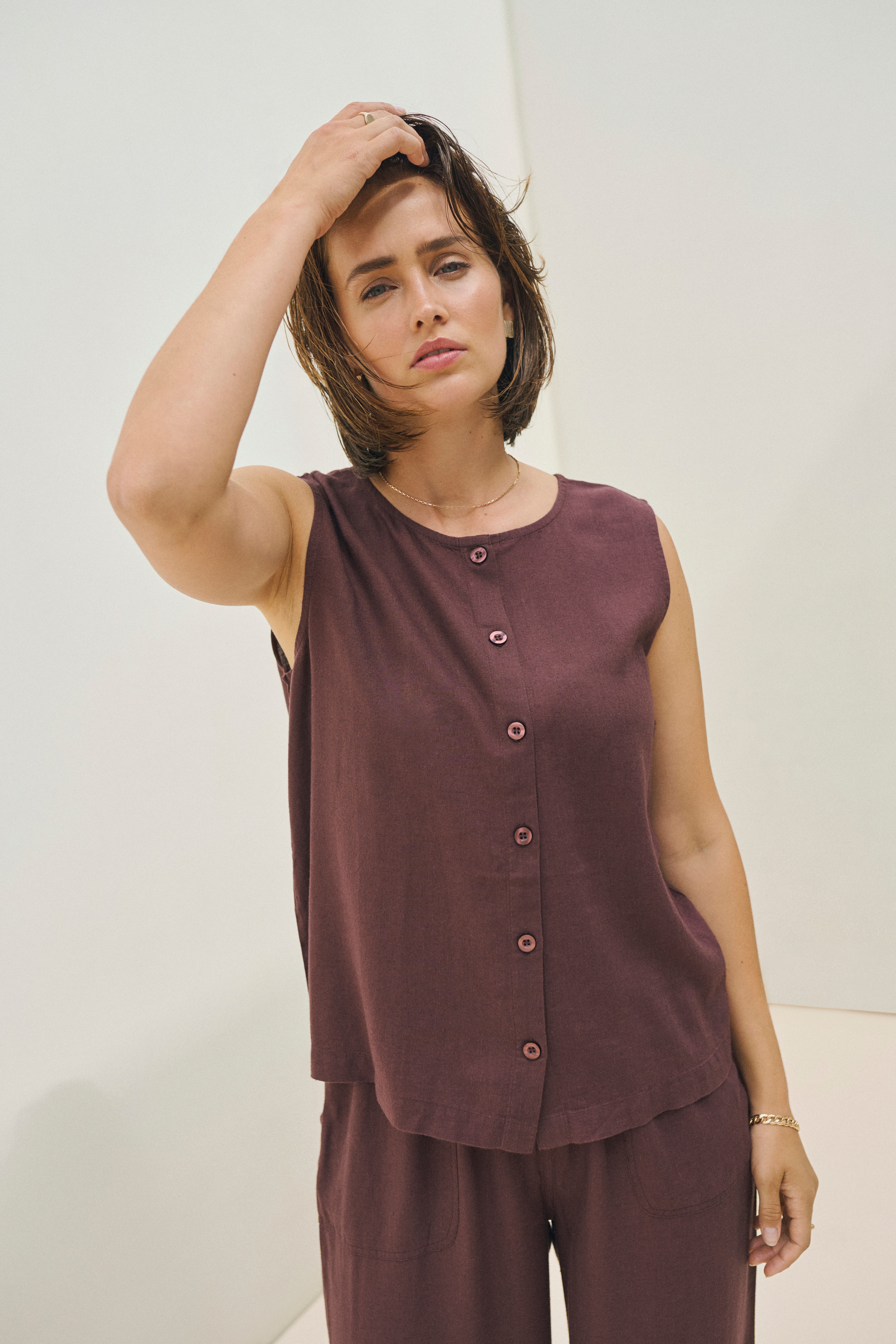 KAmilia Linne Blus LOCATION NONE 10510158-191619