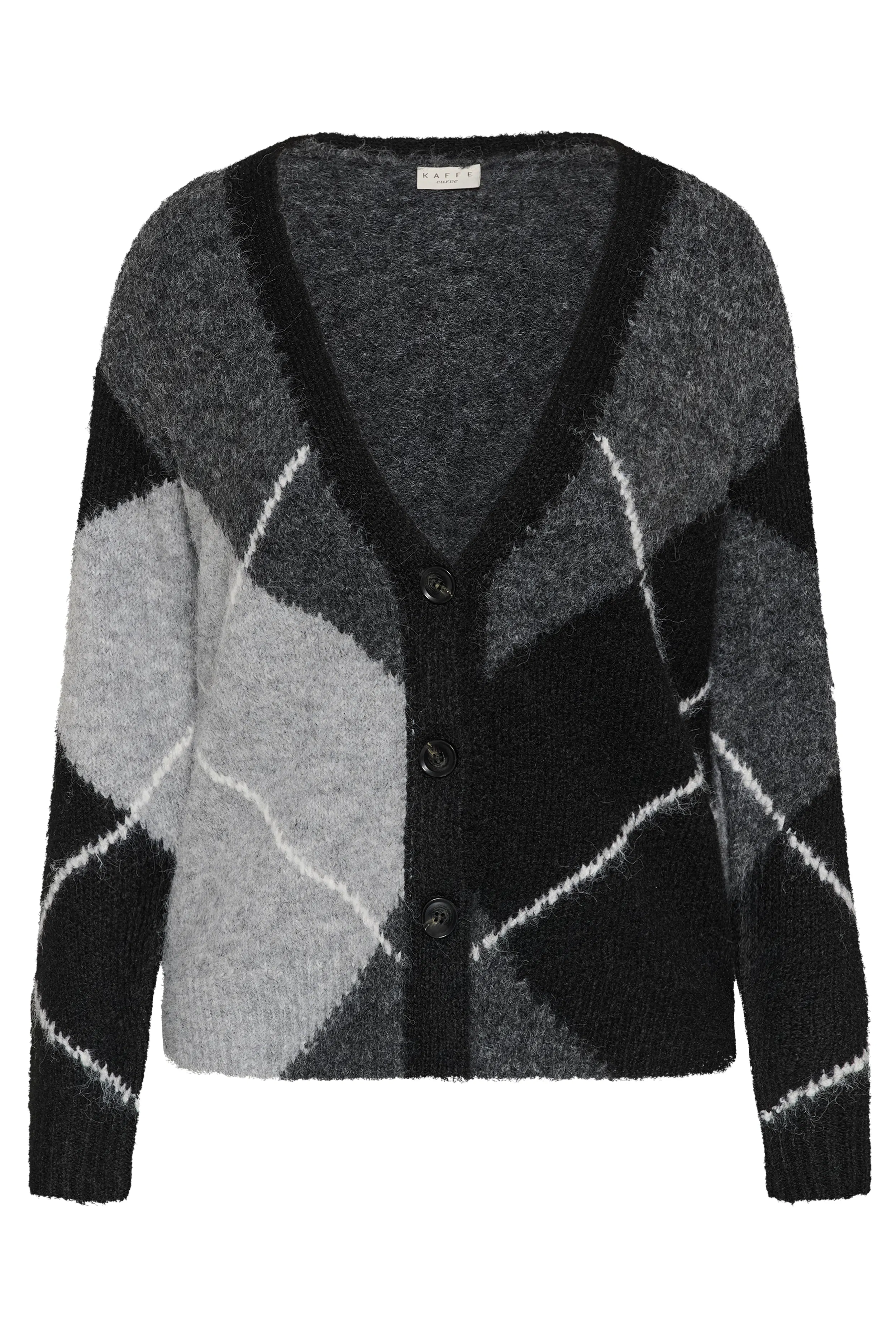 KCkit Wool Blend Argyle Cardigan PACK FRONT 10584620-109725