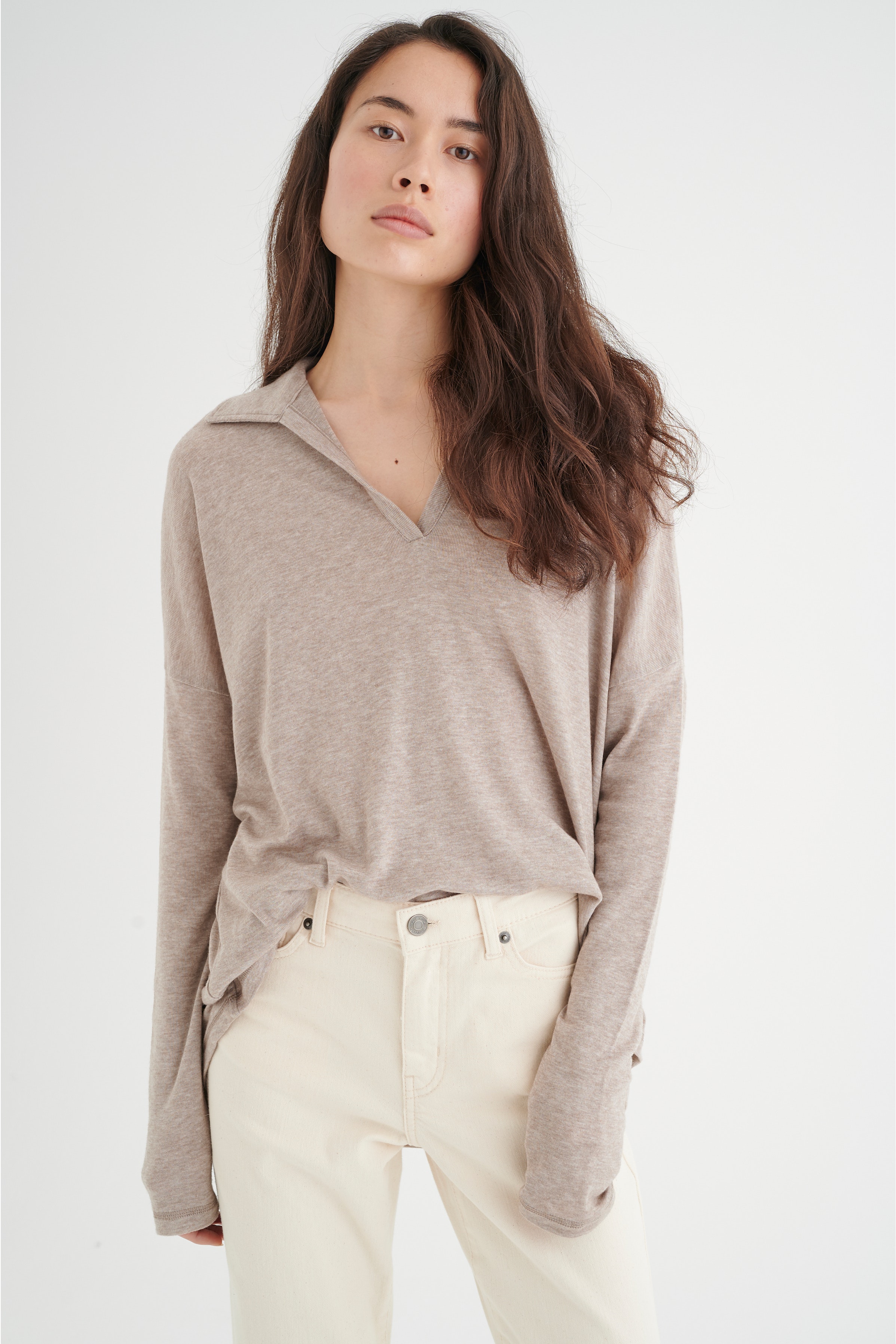 DiddeIW Langarm-Bluse LOOKBOOK FRONT 30106571-300868