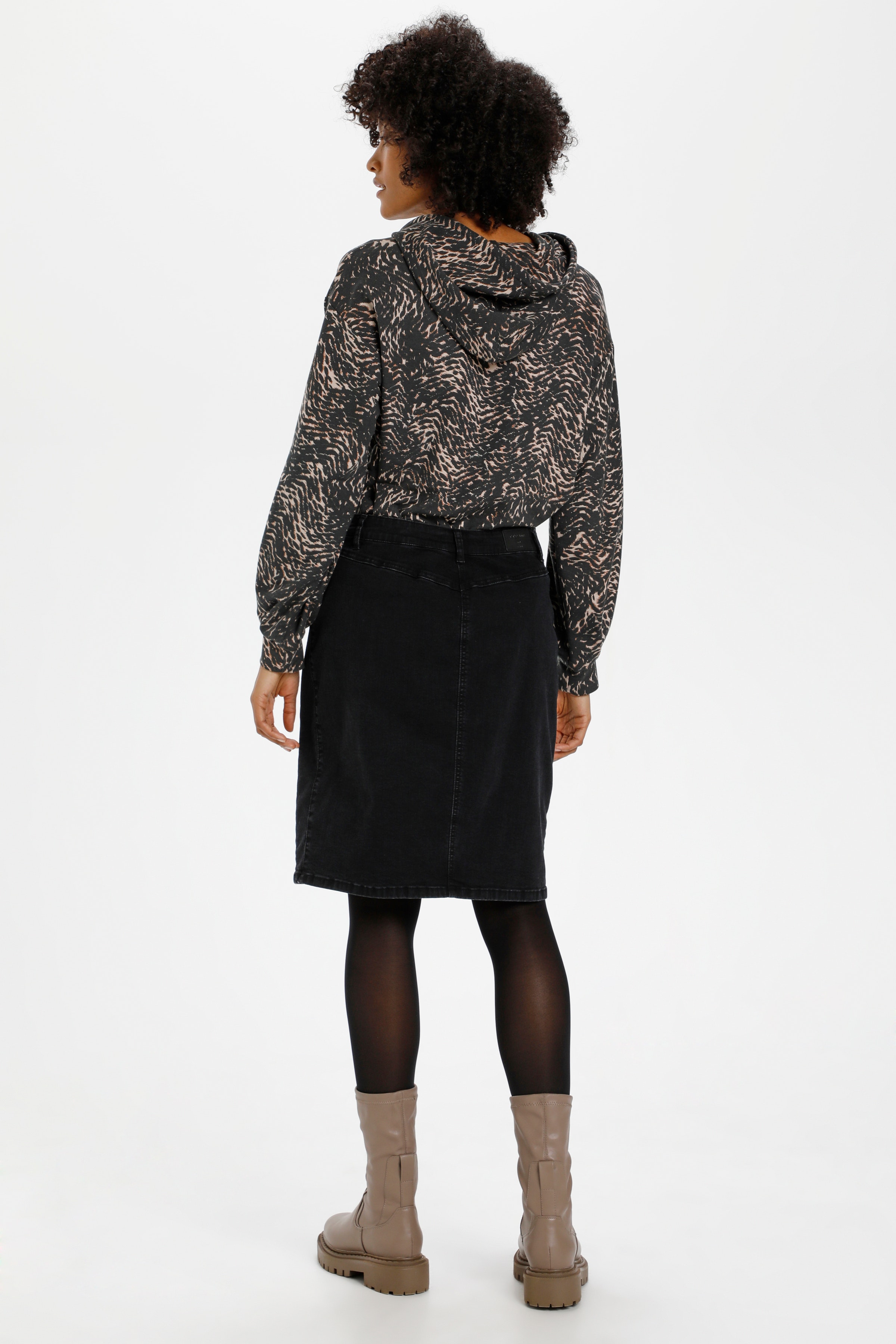 CRKikina Denim skjørt LOOKBOOK BACK 10608606-100922