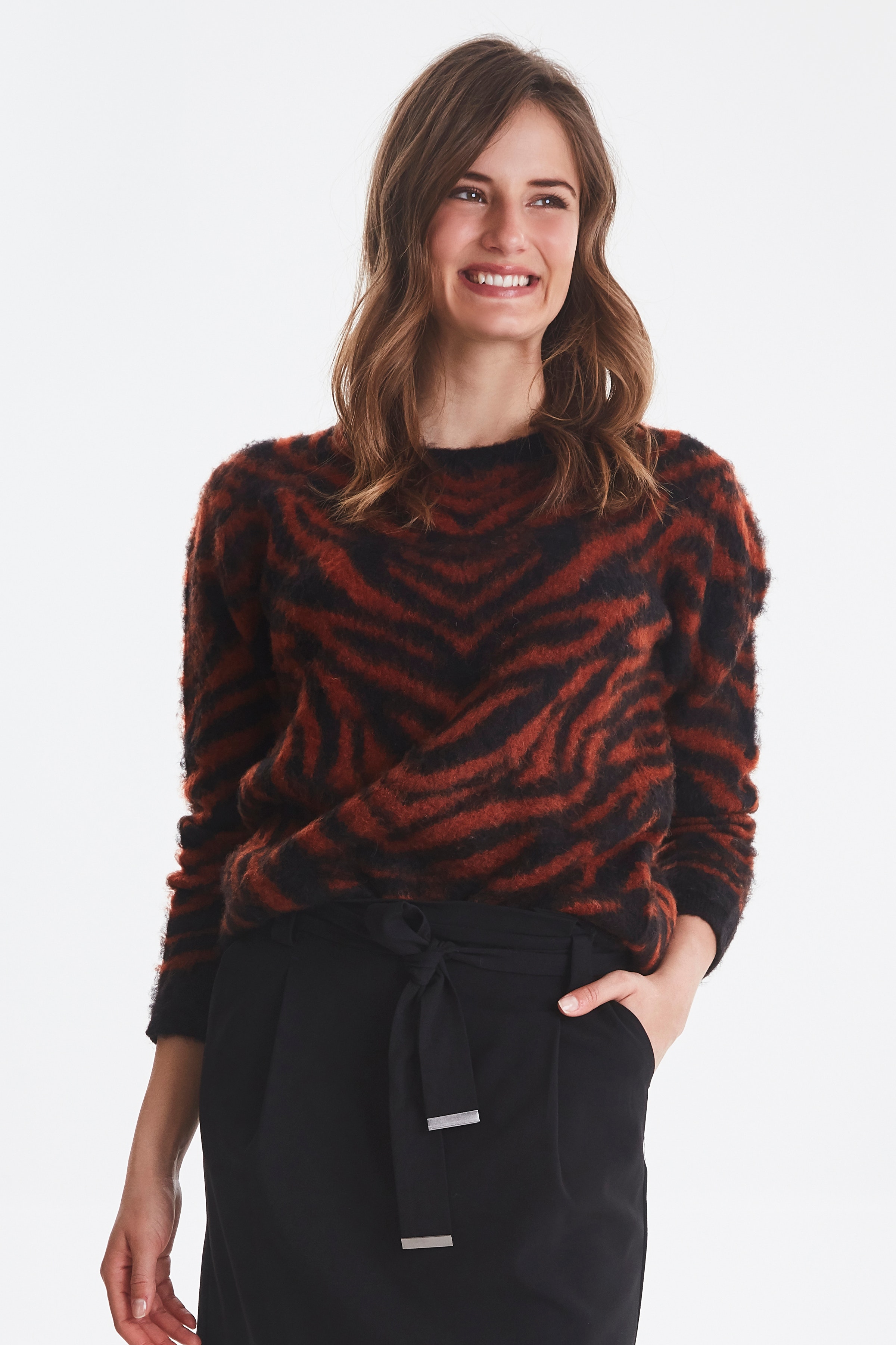 BYMaya Knitted pullover LOOKBOOK FRONT 20806464-80219