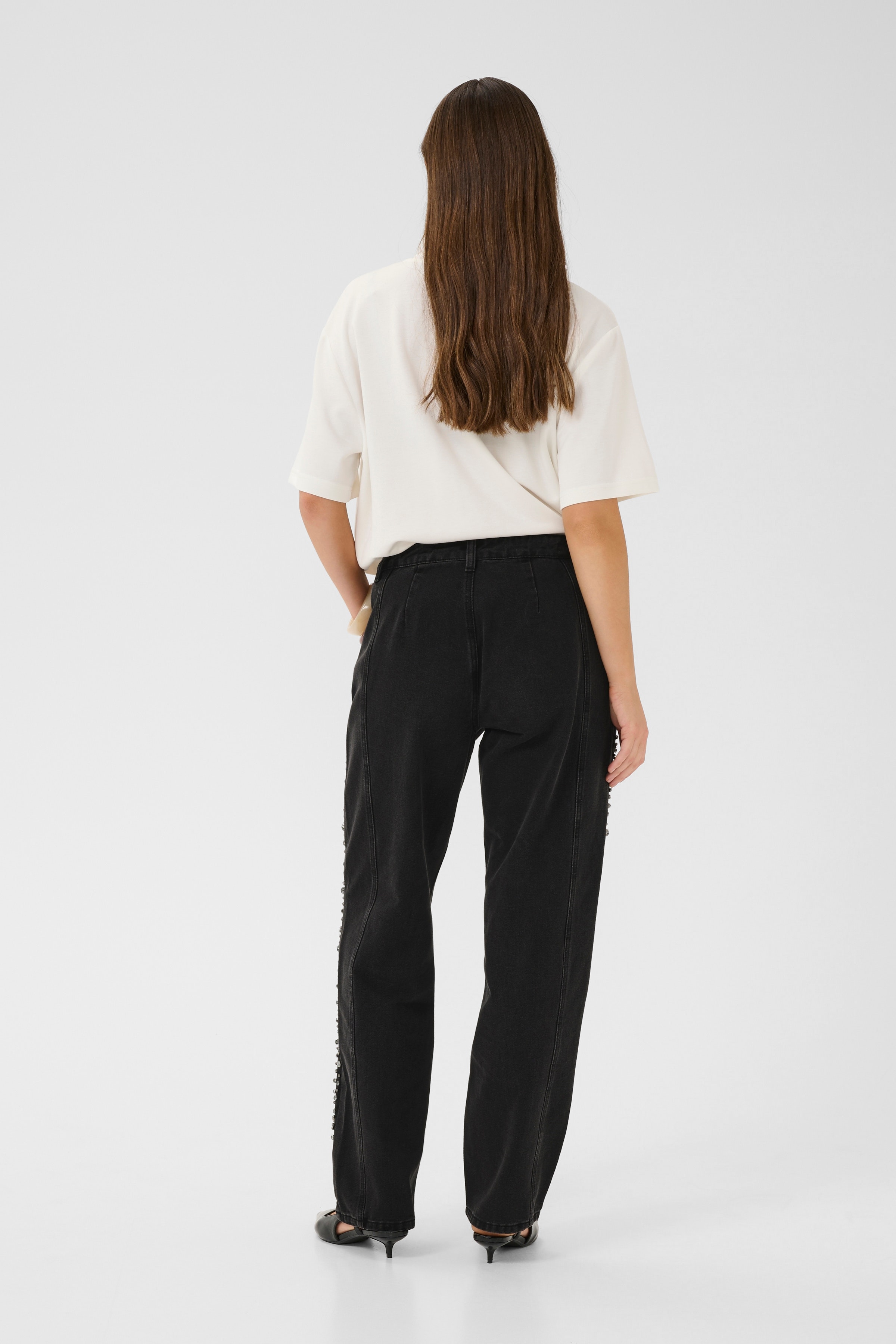 CUcally Jeans med nitter LOOKBOOK BACK 50112508-500064