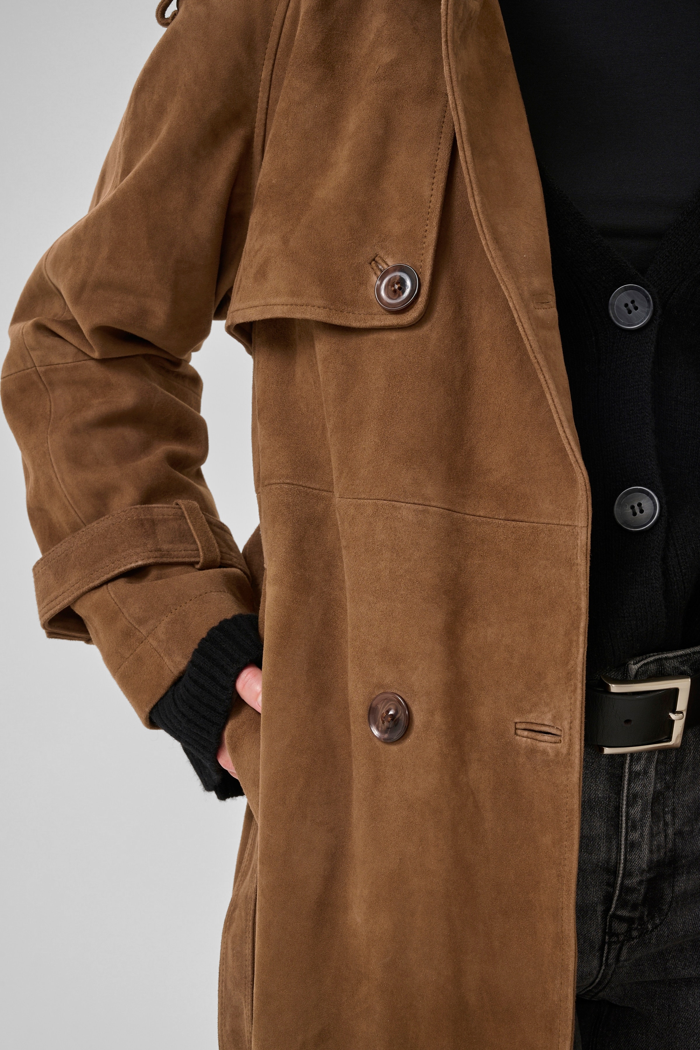TaraMW Wildleder-Trenchcoat LOOKBOOK DETAIL 10704830-108673